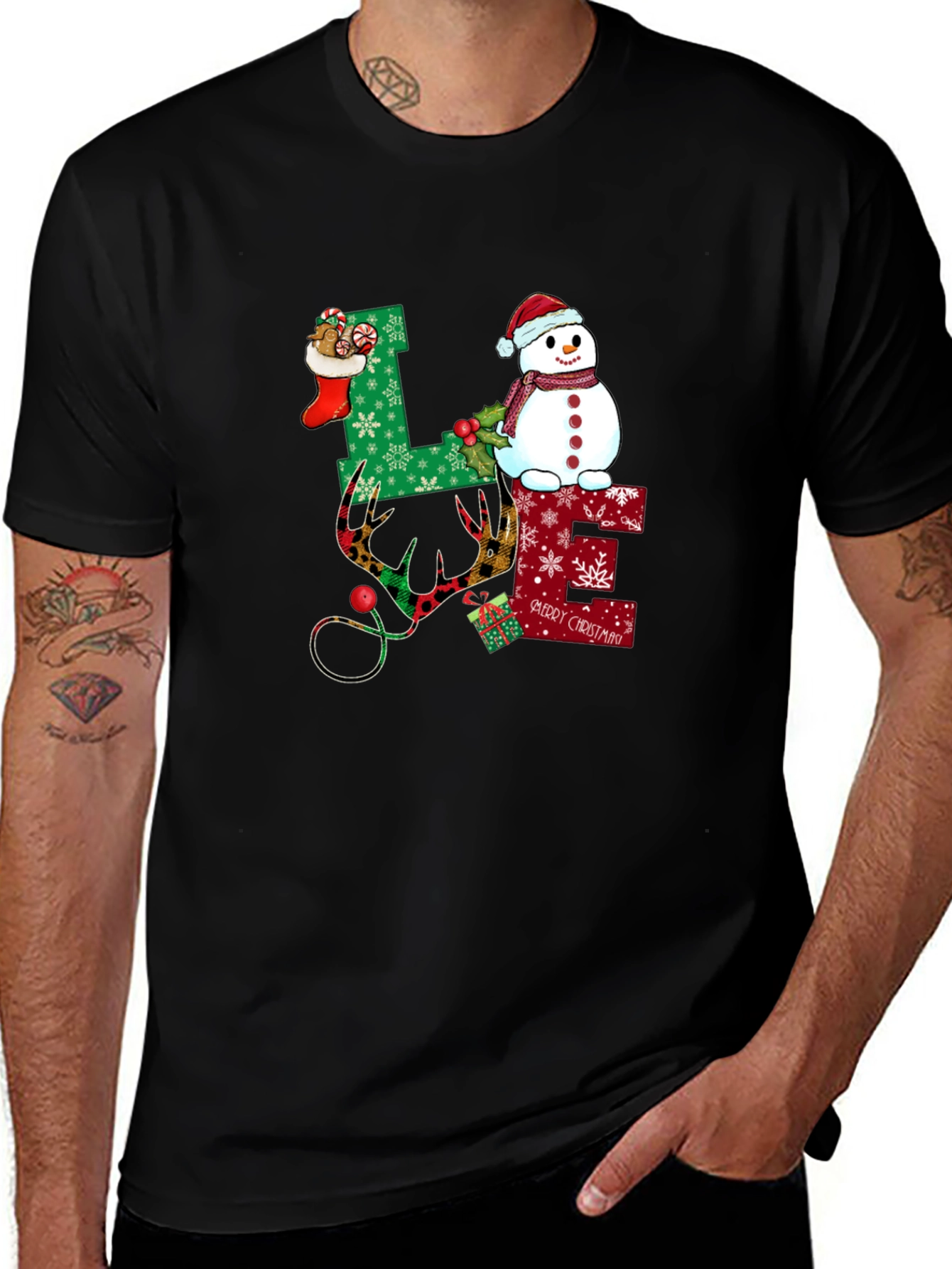 Festive LOVE Christmas T-Shirt