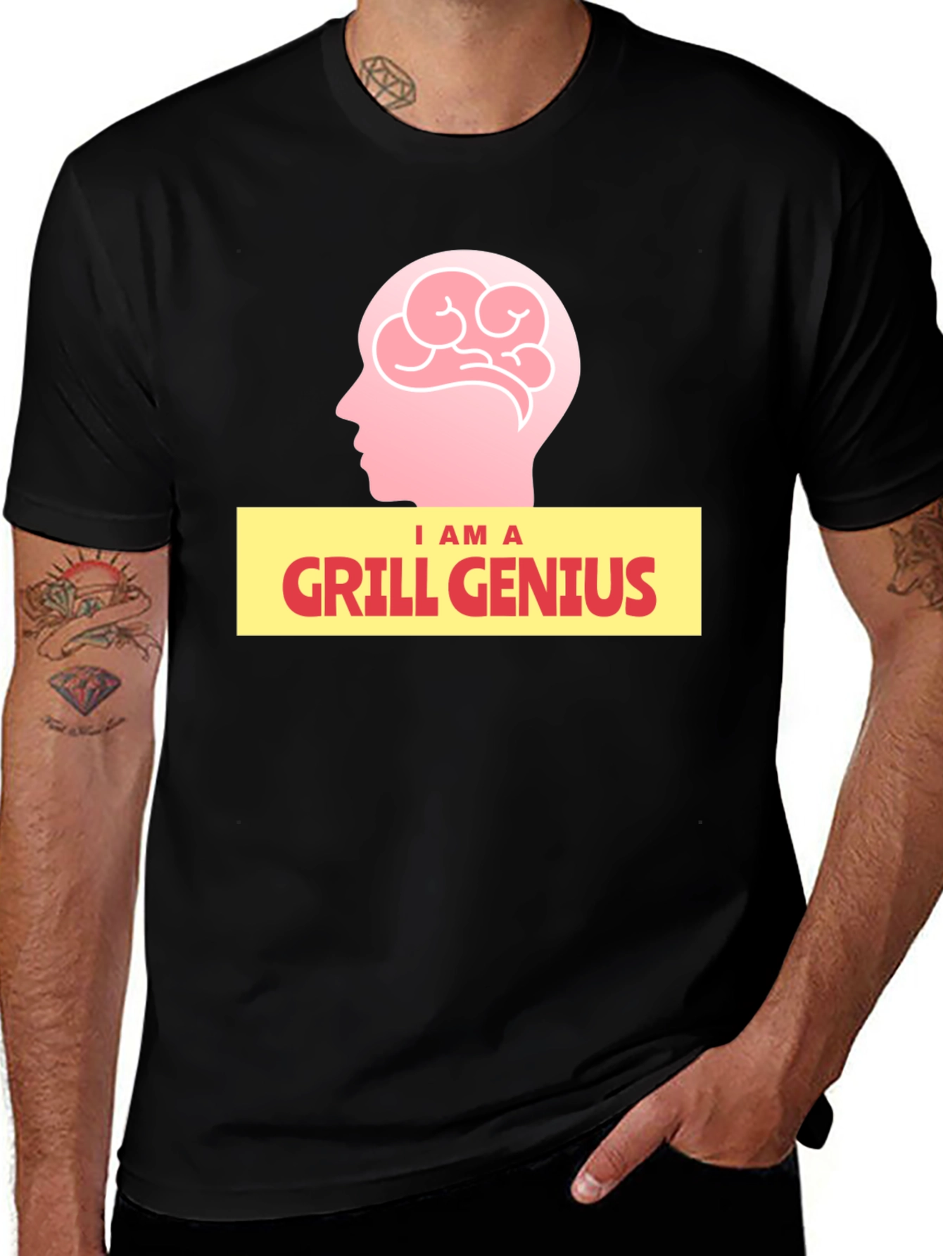 Variant 23 of Grill Genius Graphic T-Shirt - BBQ Master Apparel