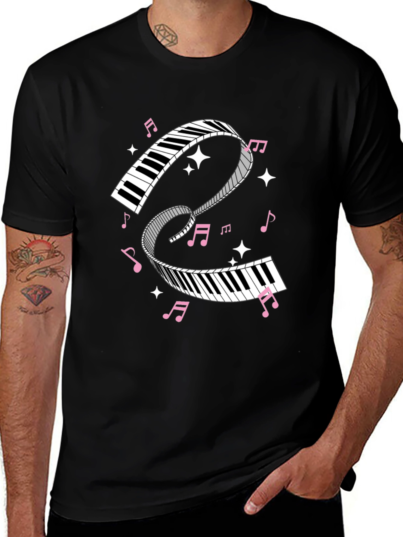 Variant 3 of Musical Keys Graphic Tee