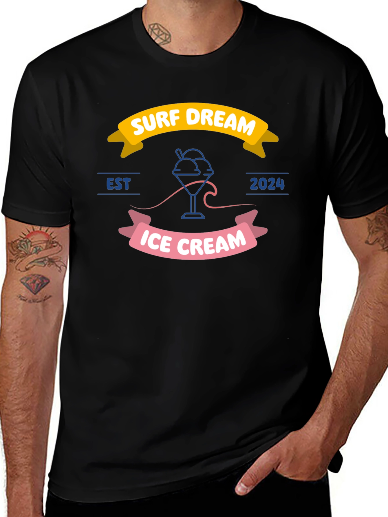 Variant 21 of Surf Dream Ice Cream Tee