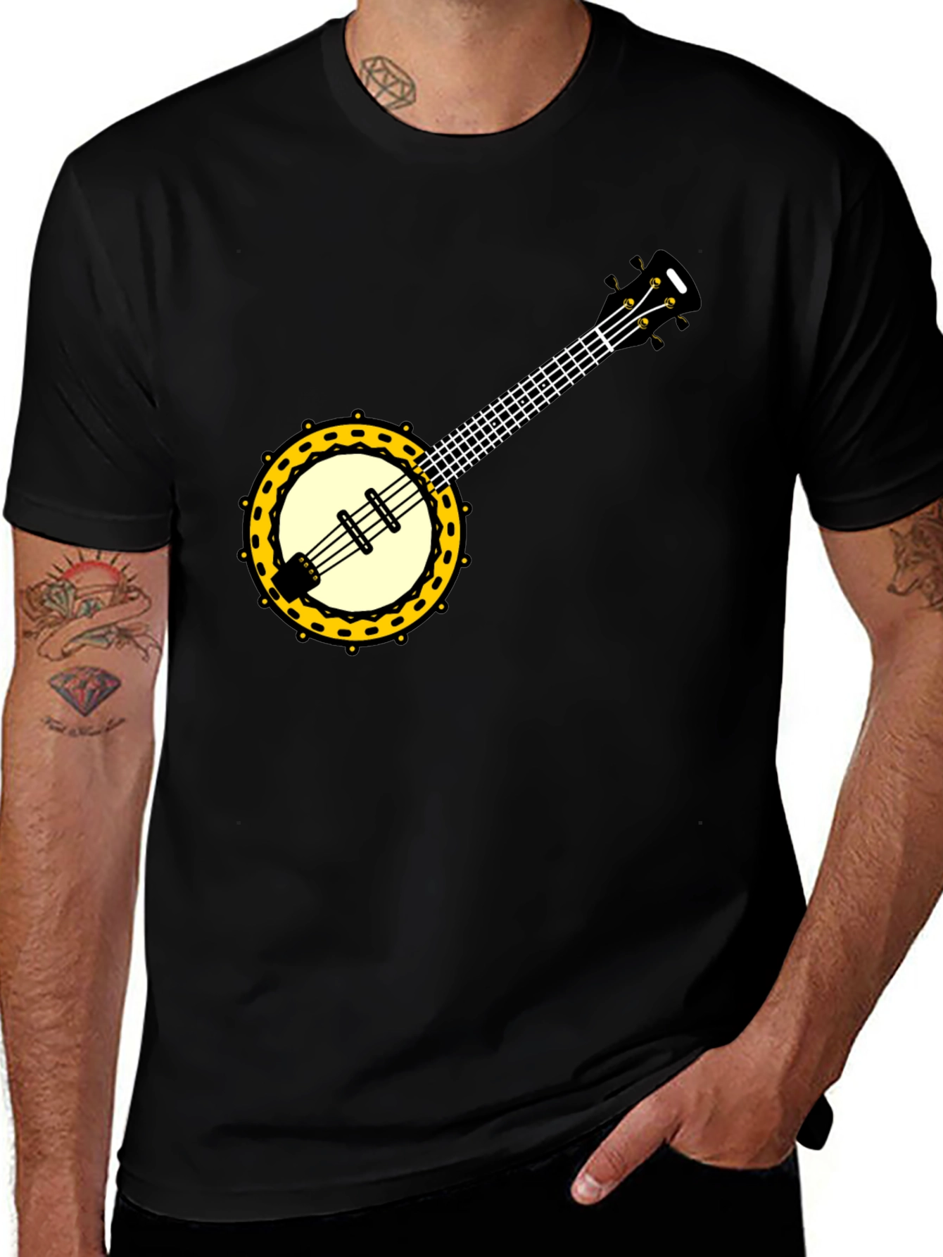 Variant 26 of Banjo Graphic Tee - Musical Style