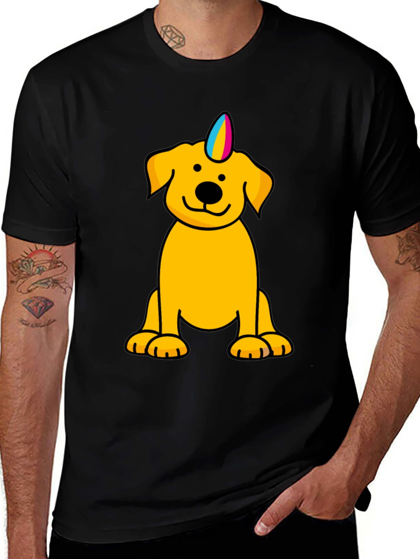 Variant 21 of Dog Unicorn Graphic Tee