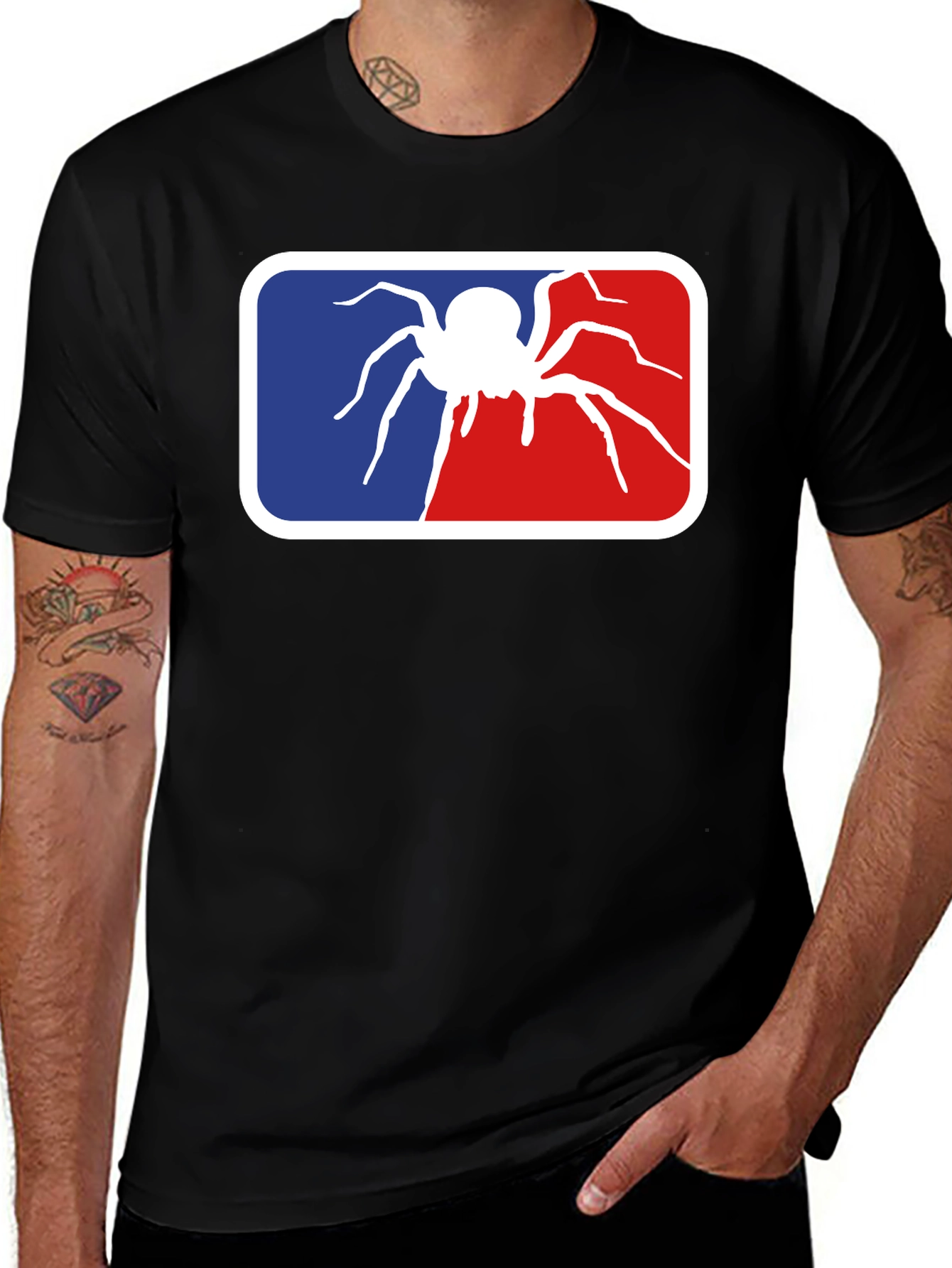 Variant 15 of Spider League Tee - Unique Graphic T-Shirt