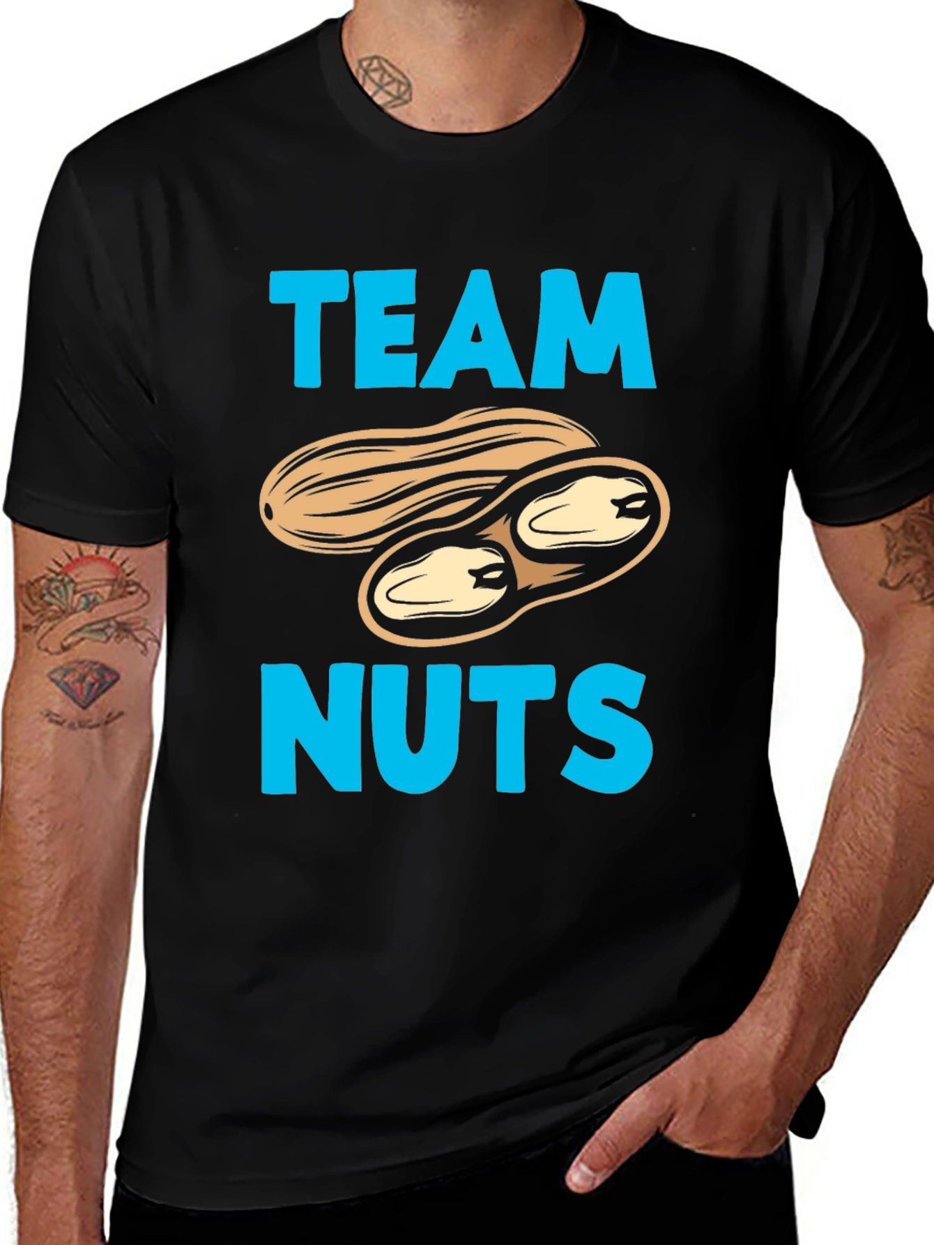 Variant 30 of Team Nuts T-Shirt - Funny Peanut Design