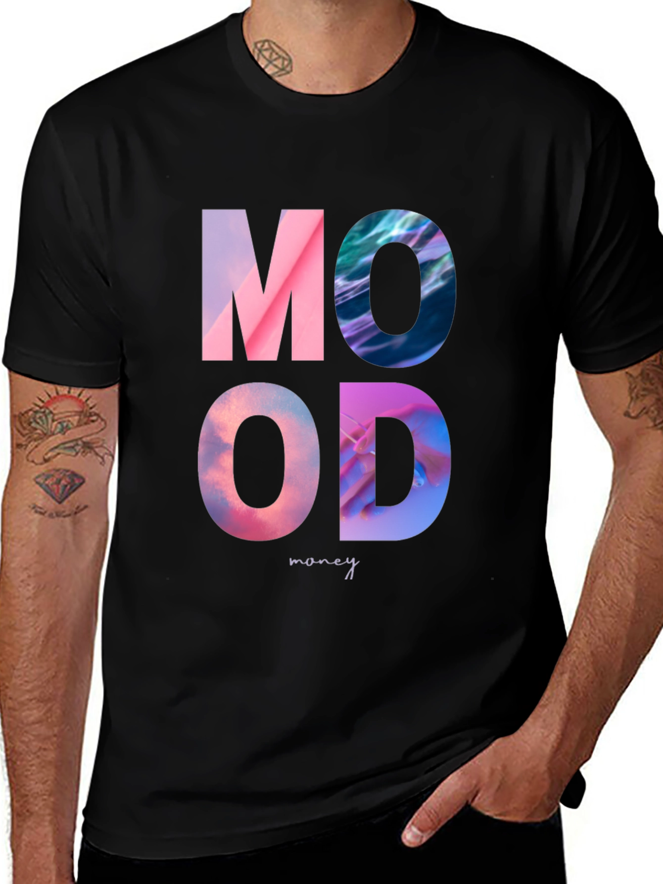 Variant 6 of "Mood Money" Graphic Print Tee