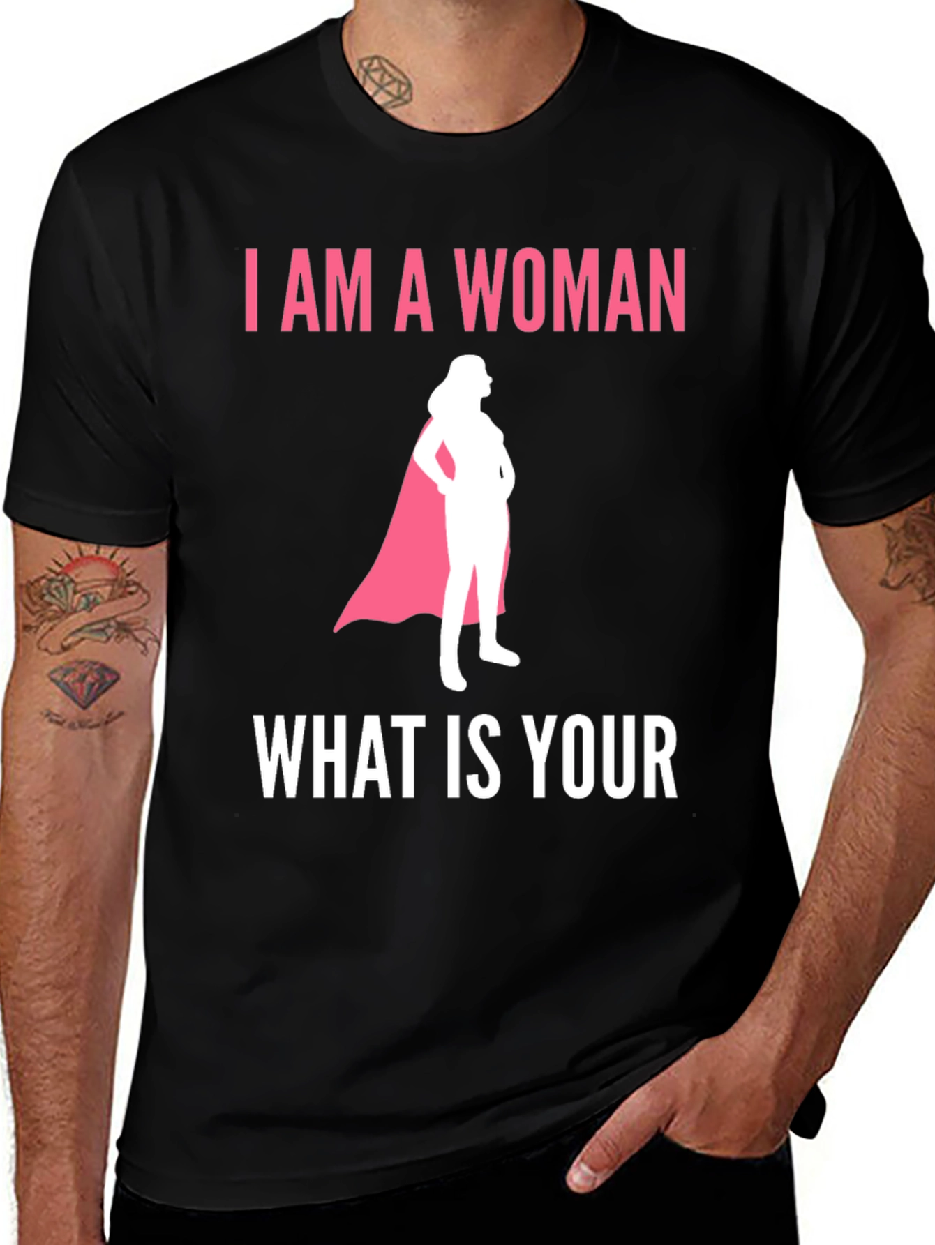 Variant 20 of I Am A Woman T-Shirt - Superpower Tee