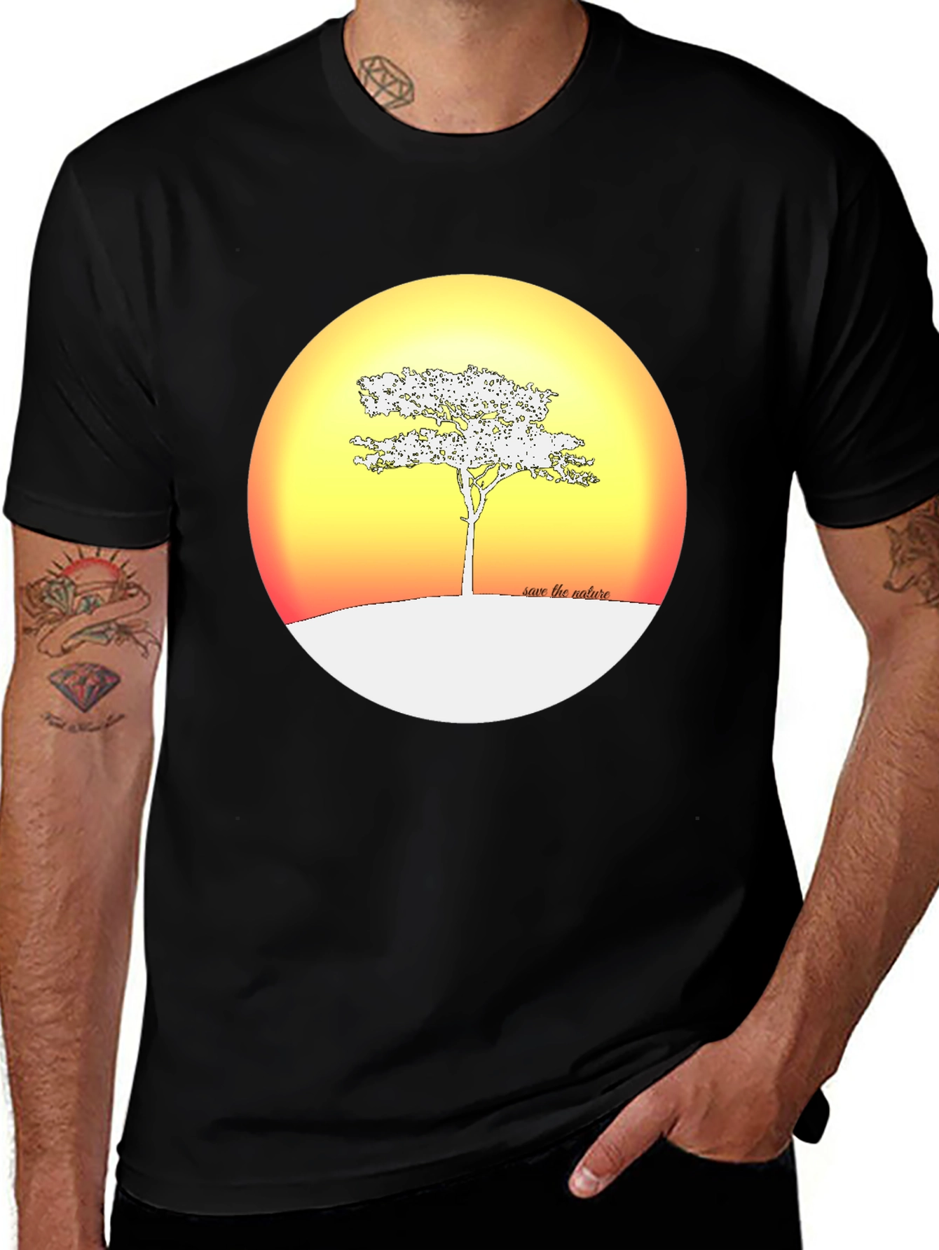 Save the Nature T-Shirt - Tree Graphic Tee