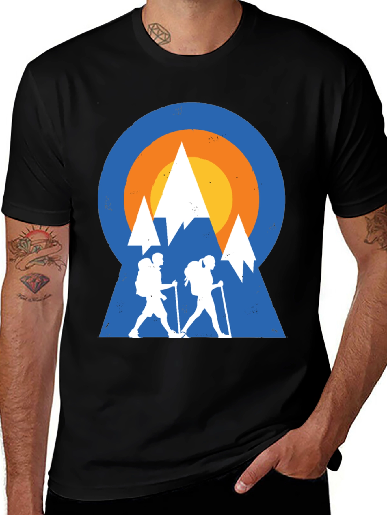 Variant 27 of Mountain Hiking Graphic Tee - Adventure Ready