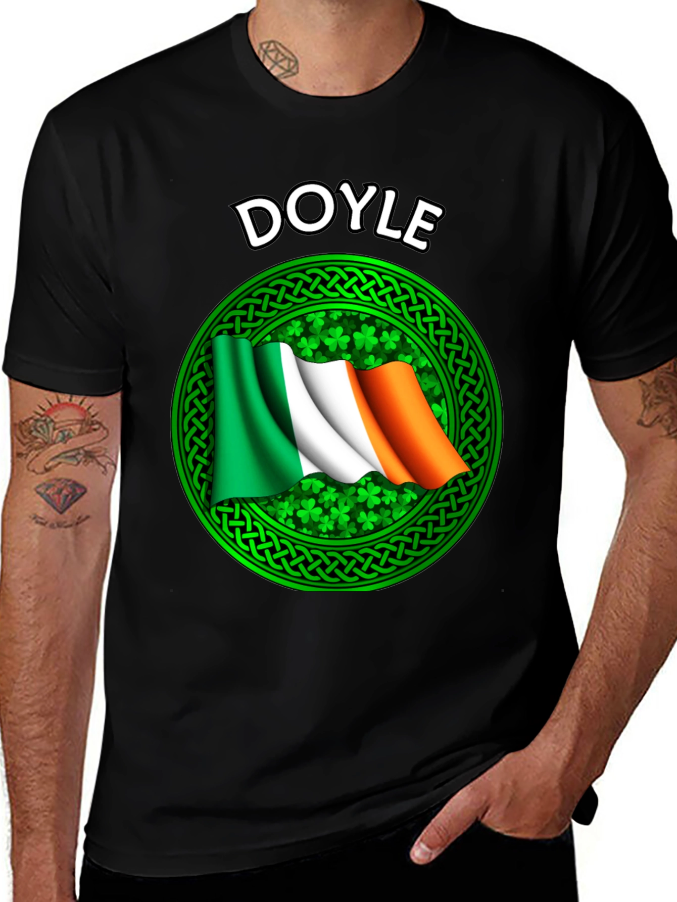 Doyle Irish Flag Graphic T-Shirt