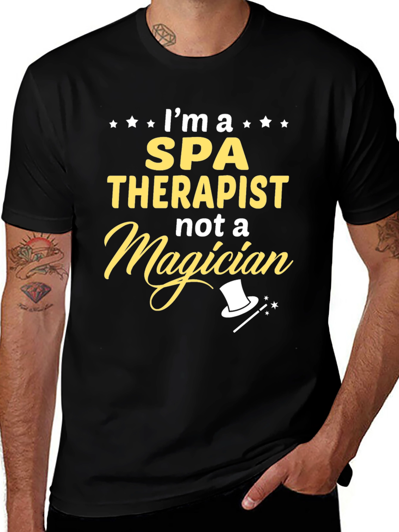 Variant 23 of Spa Therapist Novelty Graphic T-Shirt