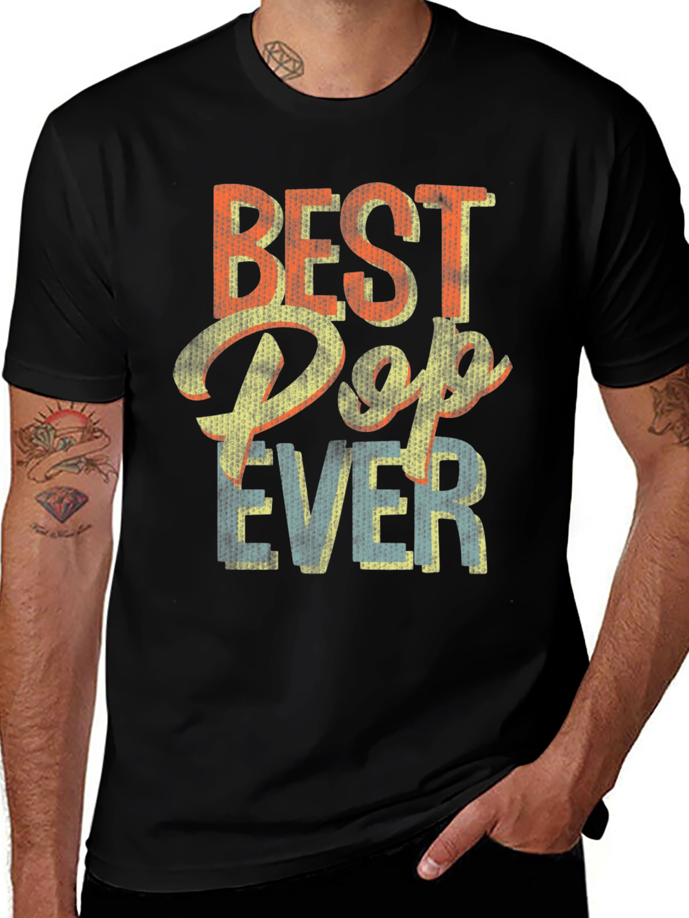 Variant 26 of Best Pop Ever Retro Graphic Tee - Father's Day Gift