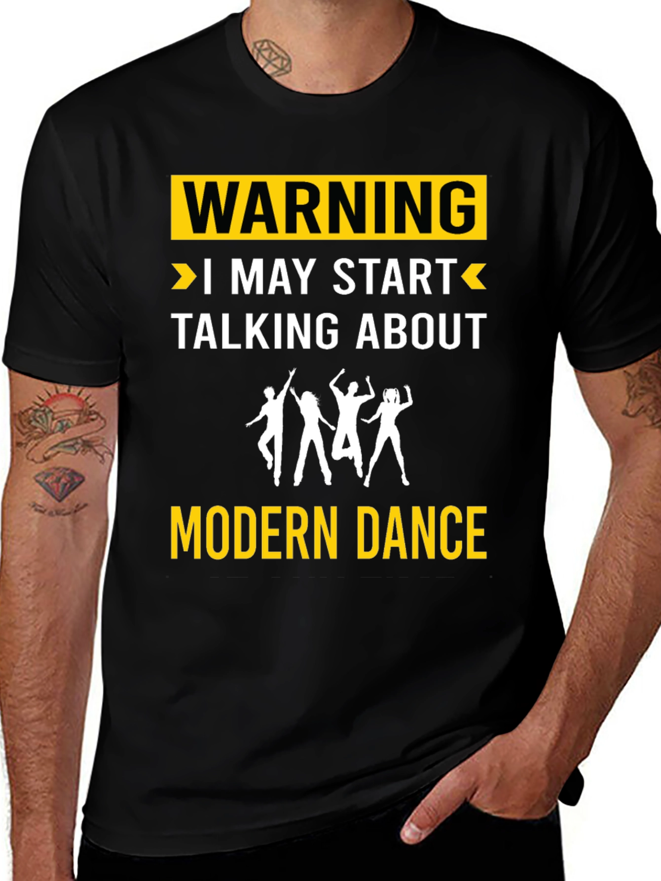 Variant 18 of Funny Modern Dance Warning T-Shirt - Dance Lover Tee