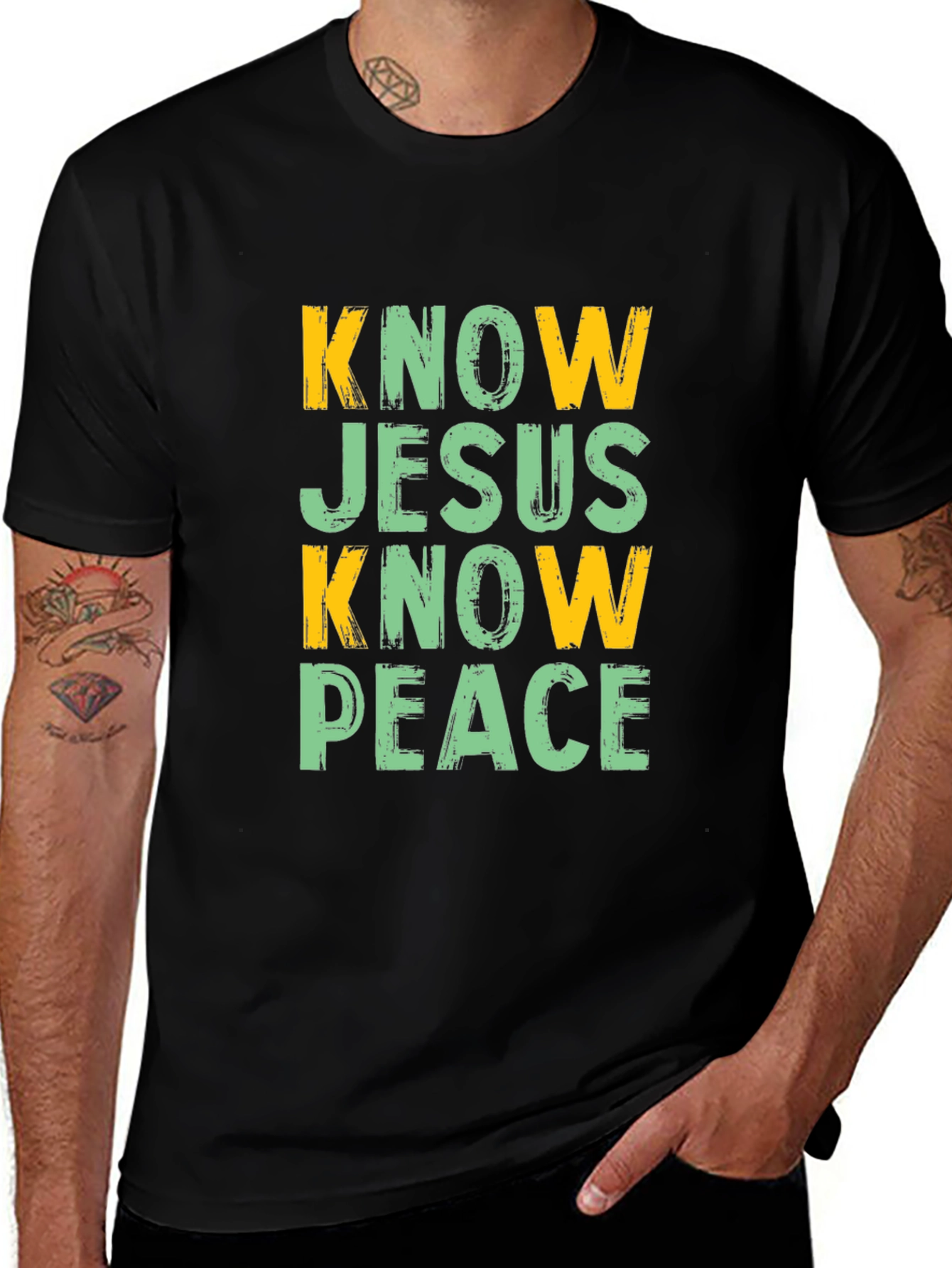 Variant 24 of Know Jesus Know Peace T-Shirt