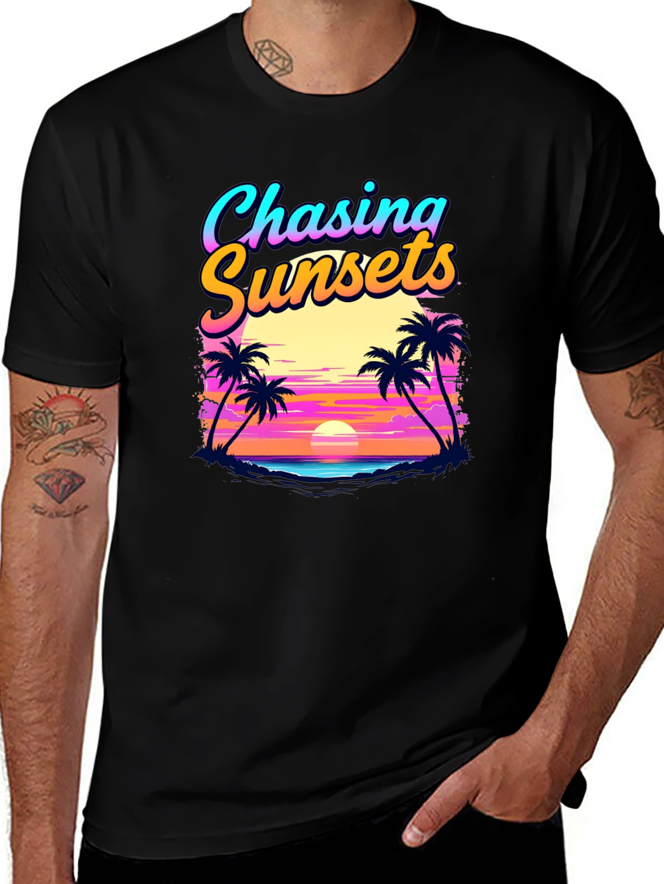 Variant 25 of Chasing Sunsets T-Shirt - Beach Vibes