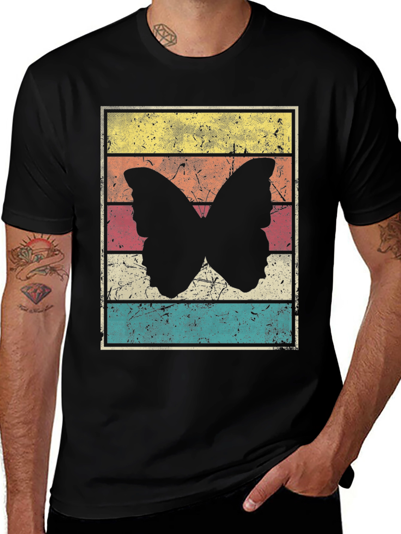 Variant 30 of Retro Butterfly Graphic Tee