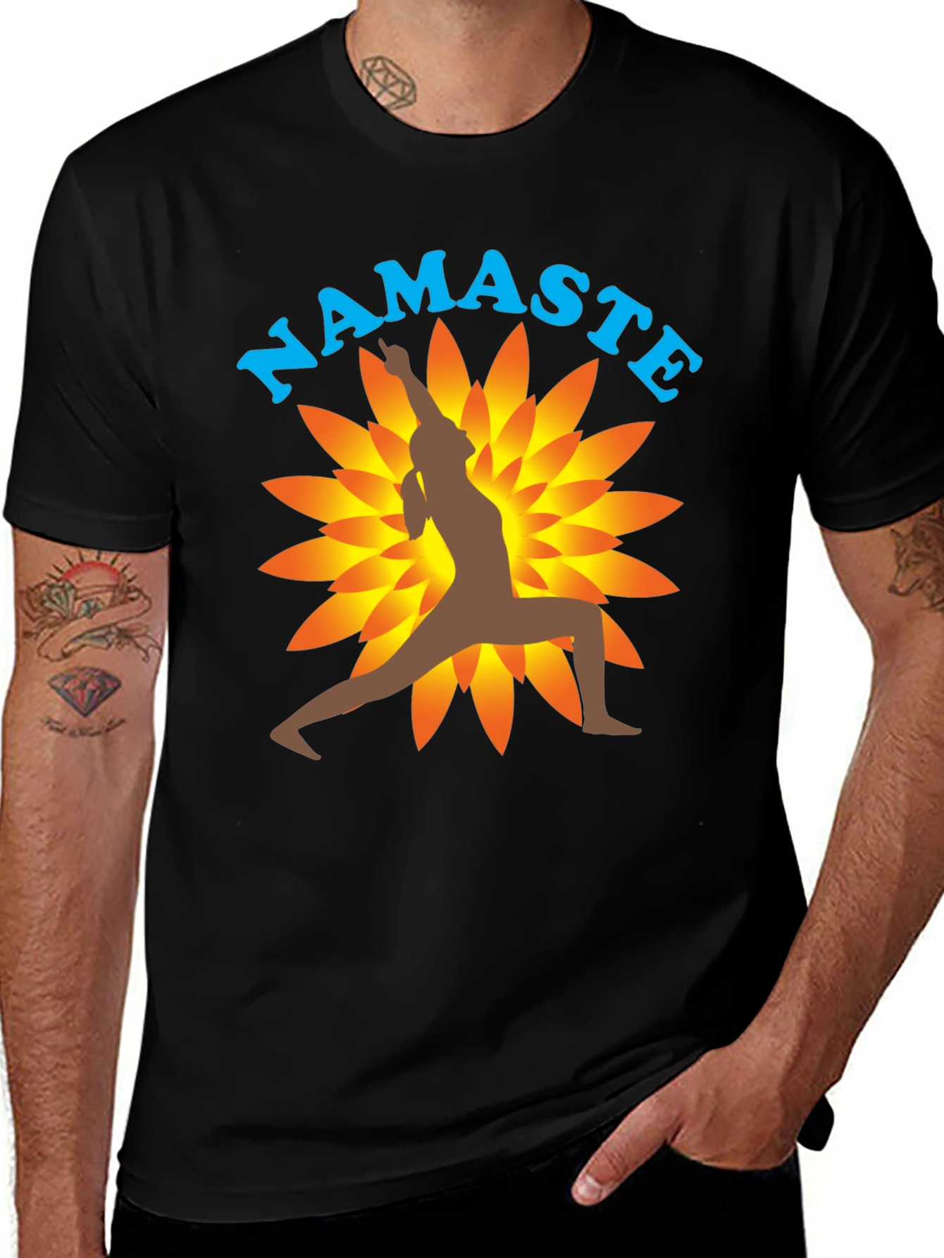 Variant 6 of Namaste Yoga Graphic Tee
