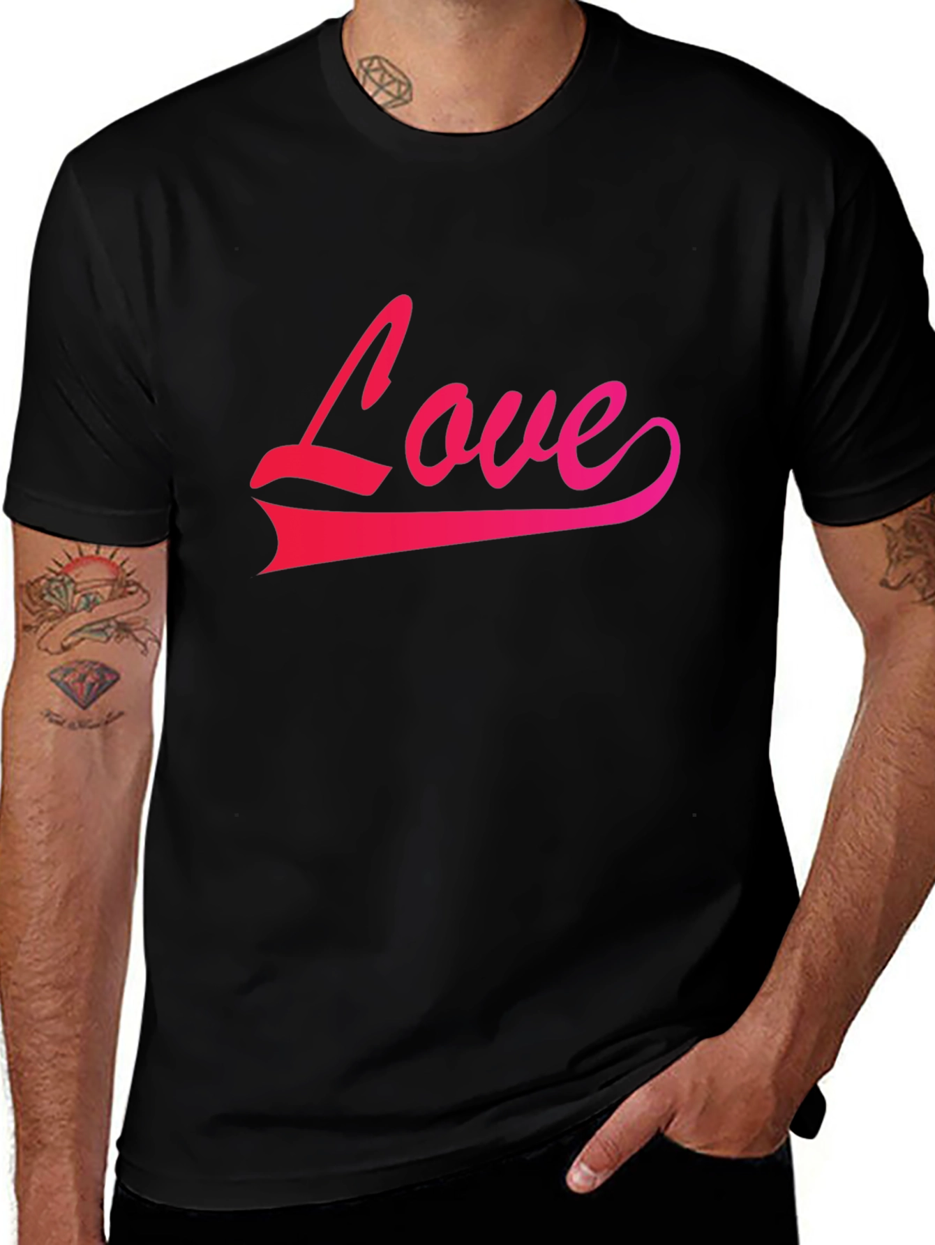 Variant 13 of Love Graphic Tee - Stylish Casual Wear