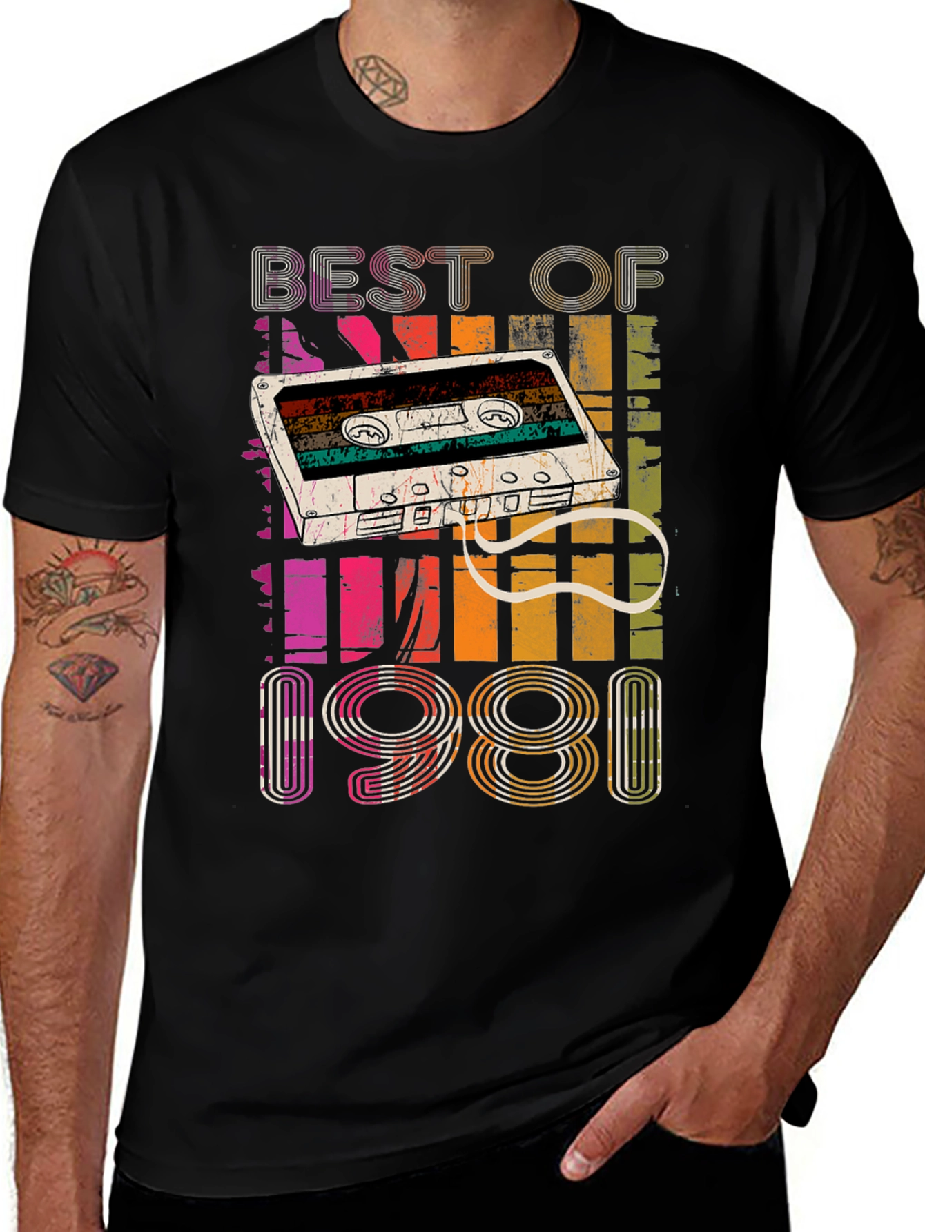 Variant 2 of Best of 1981 Cassette Tape Graphic Tee