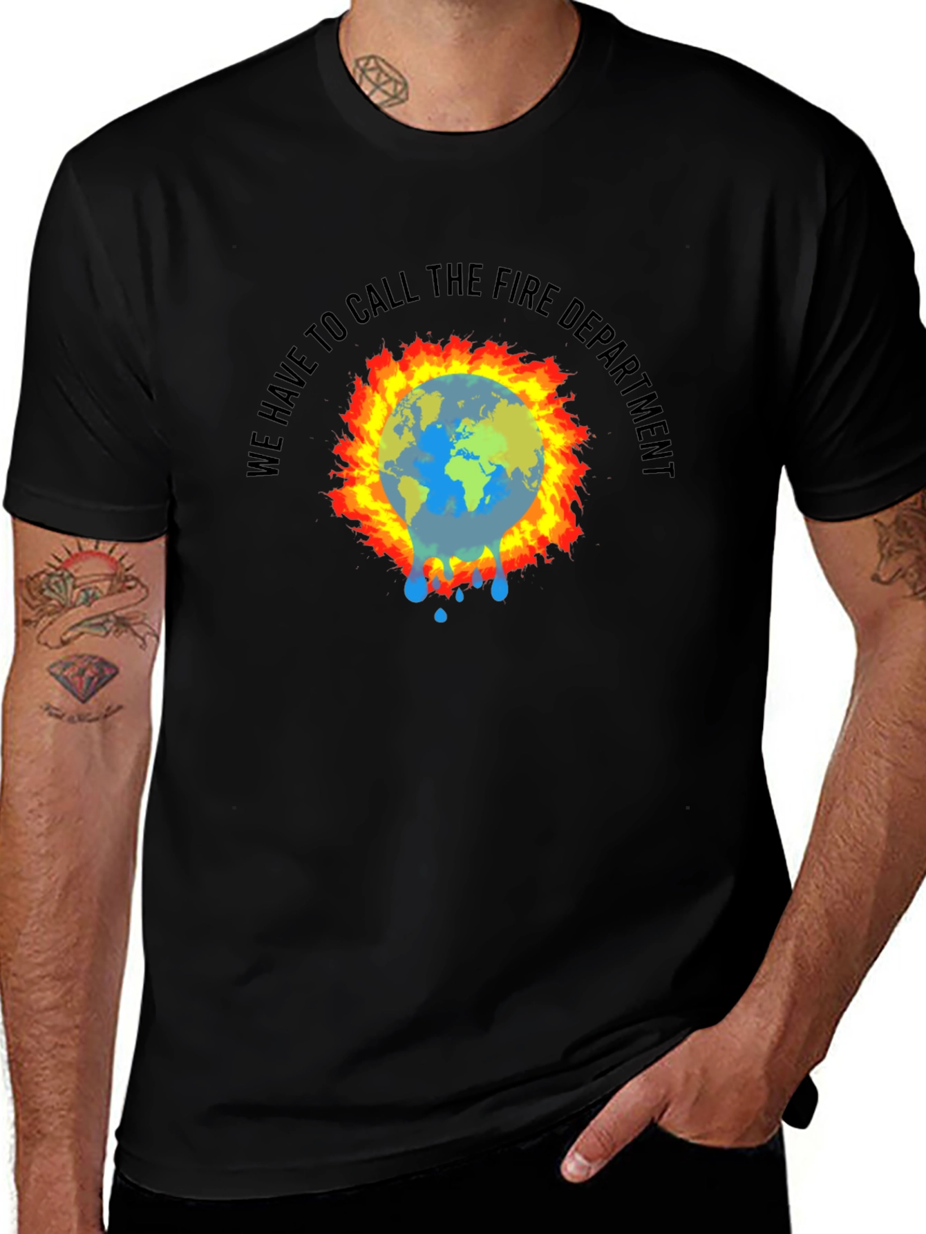 Variant 24 of Burning Earth Graphic T-Shirt