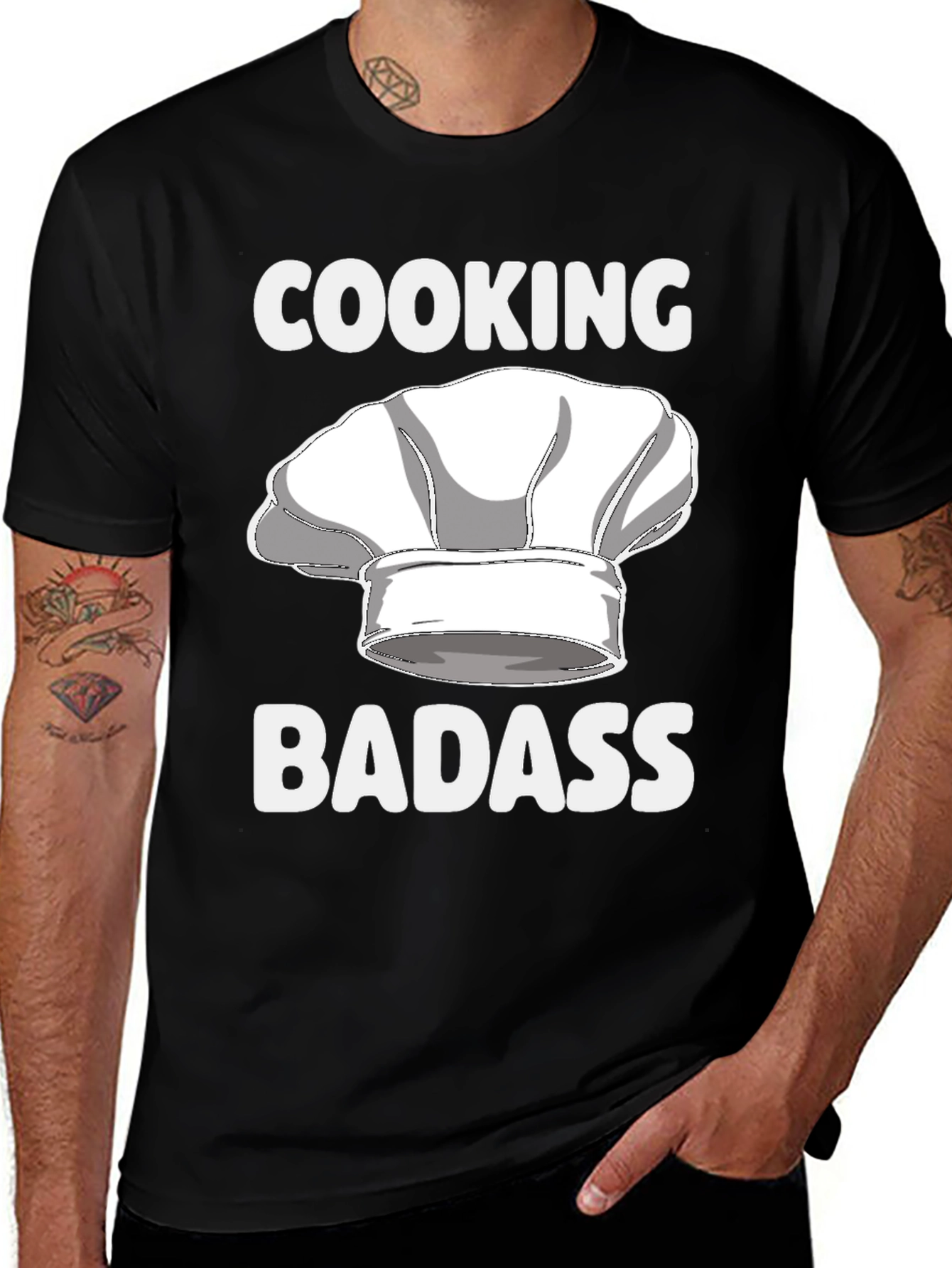 Variant 27 of Cooking Badass T-Shirt