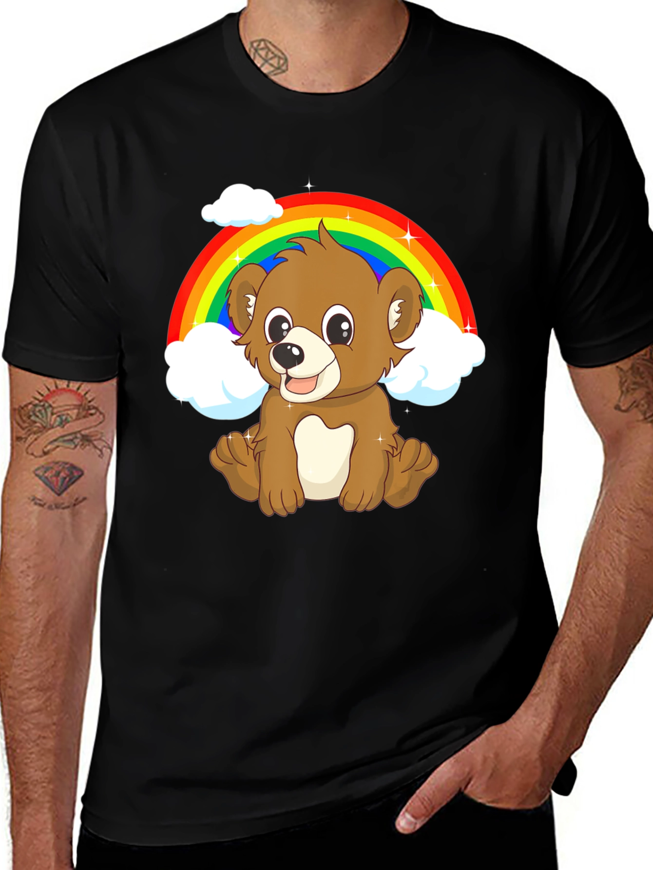 Rainbow Bear Graphic Tee