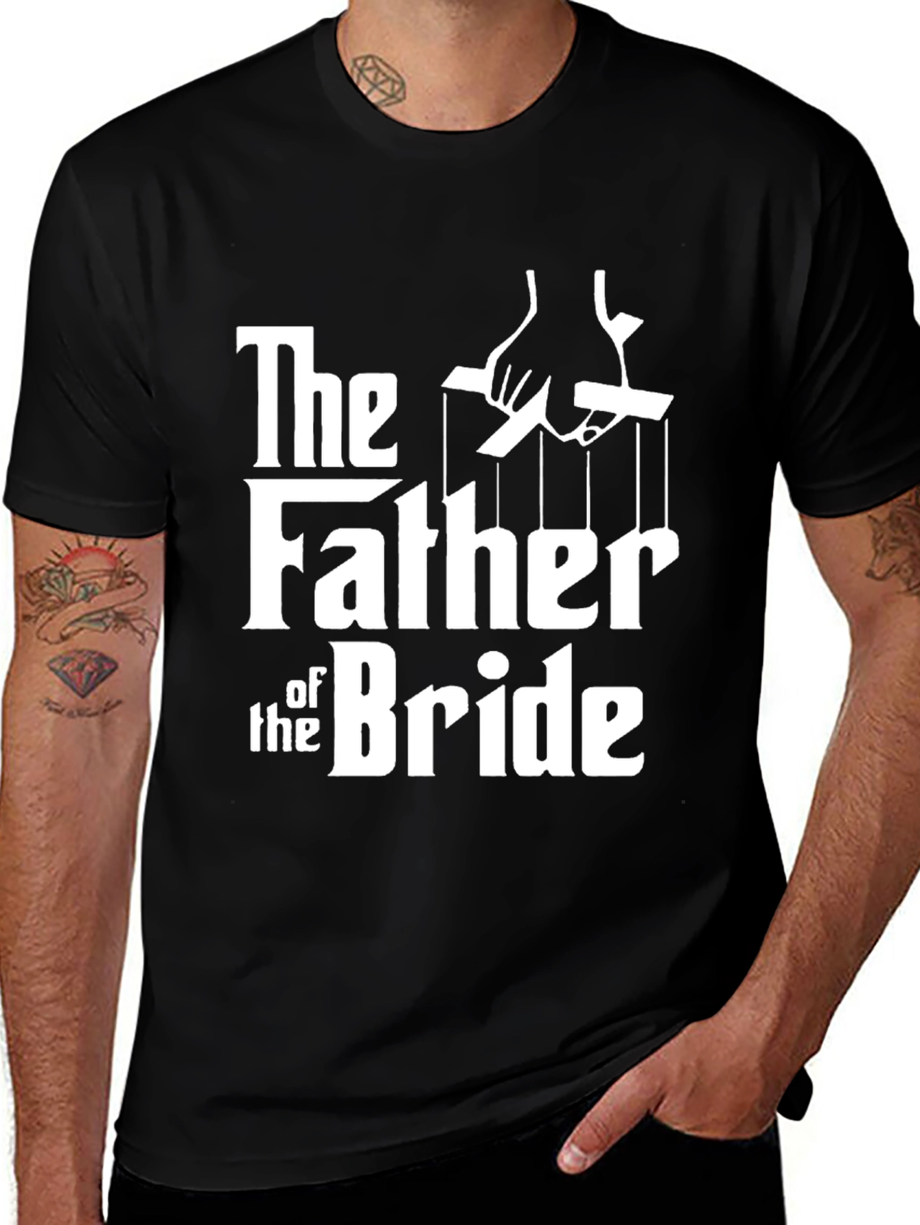 Father of the Bride T-Shirt, Godfather Style Tee