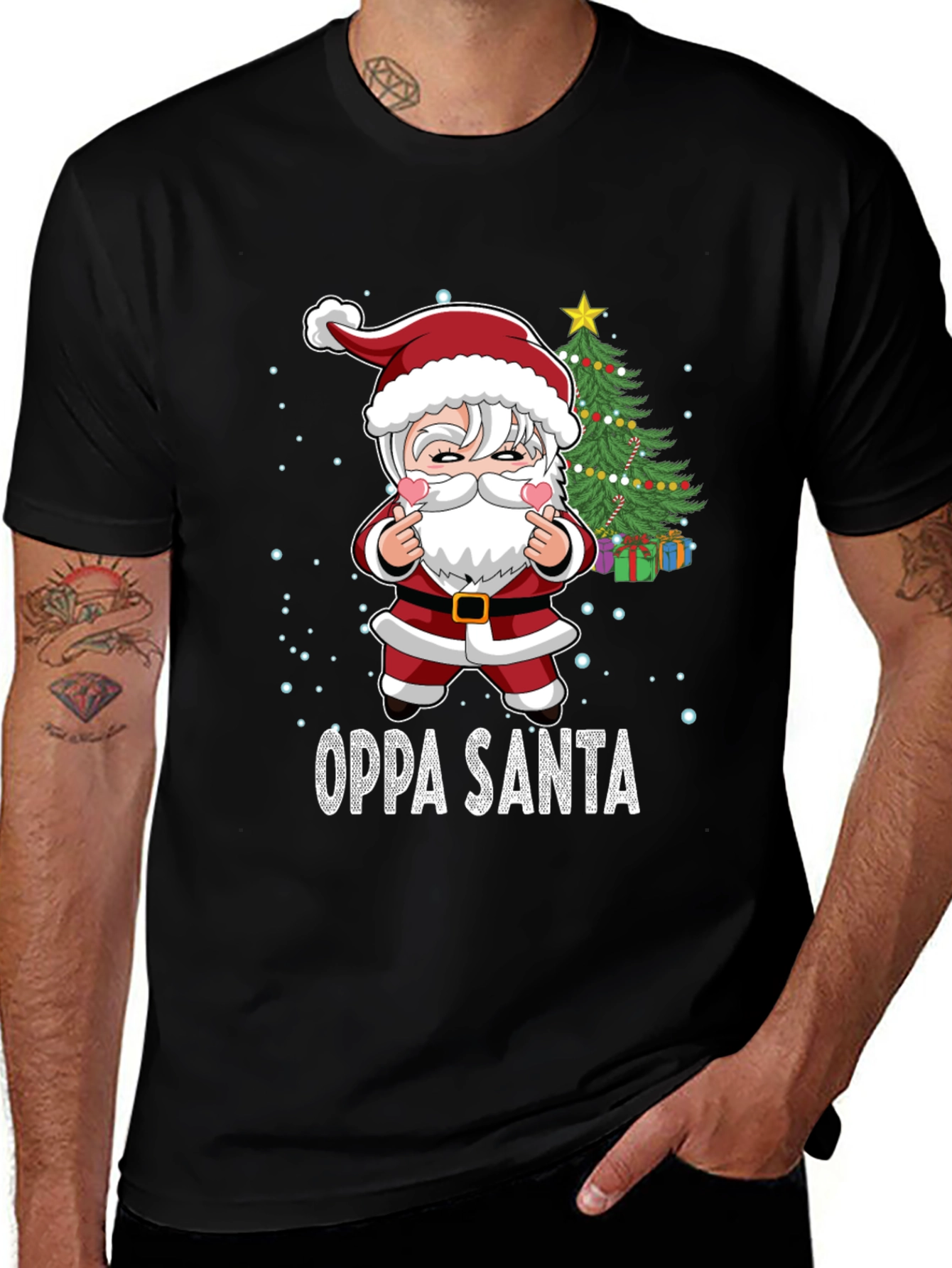 Oppa Santa Christmas T-Shirt