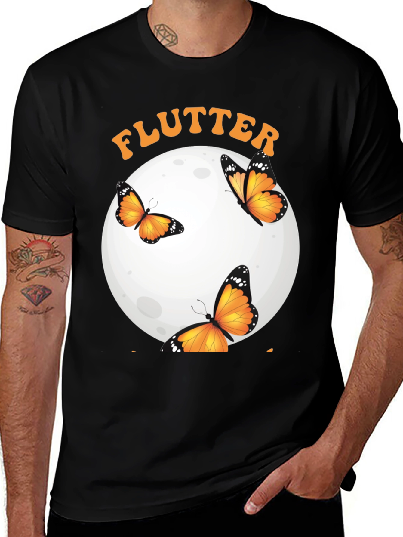 Flutter Butterfly T-Shirt - Graphic Tee