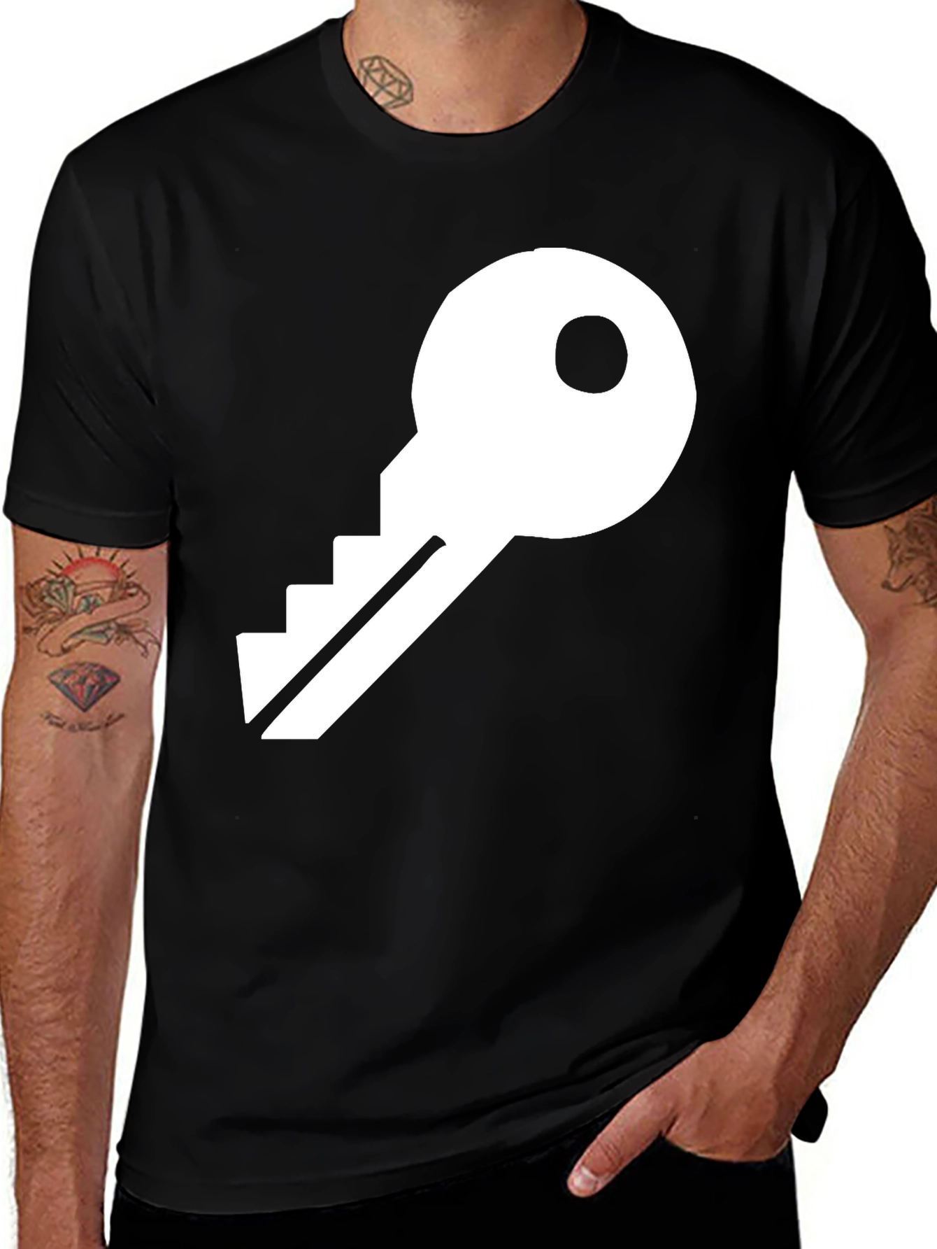 Variant 17 of Key Graphic T-Shirt - Simple & Stylish Unisex Tee