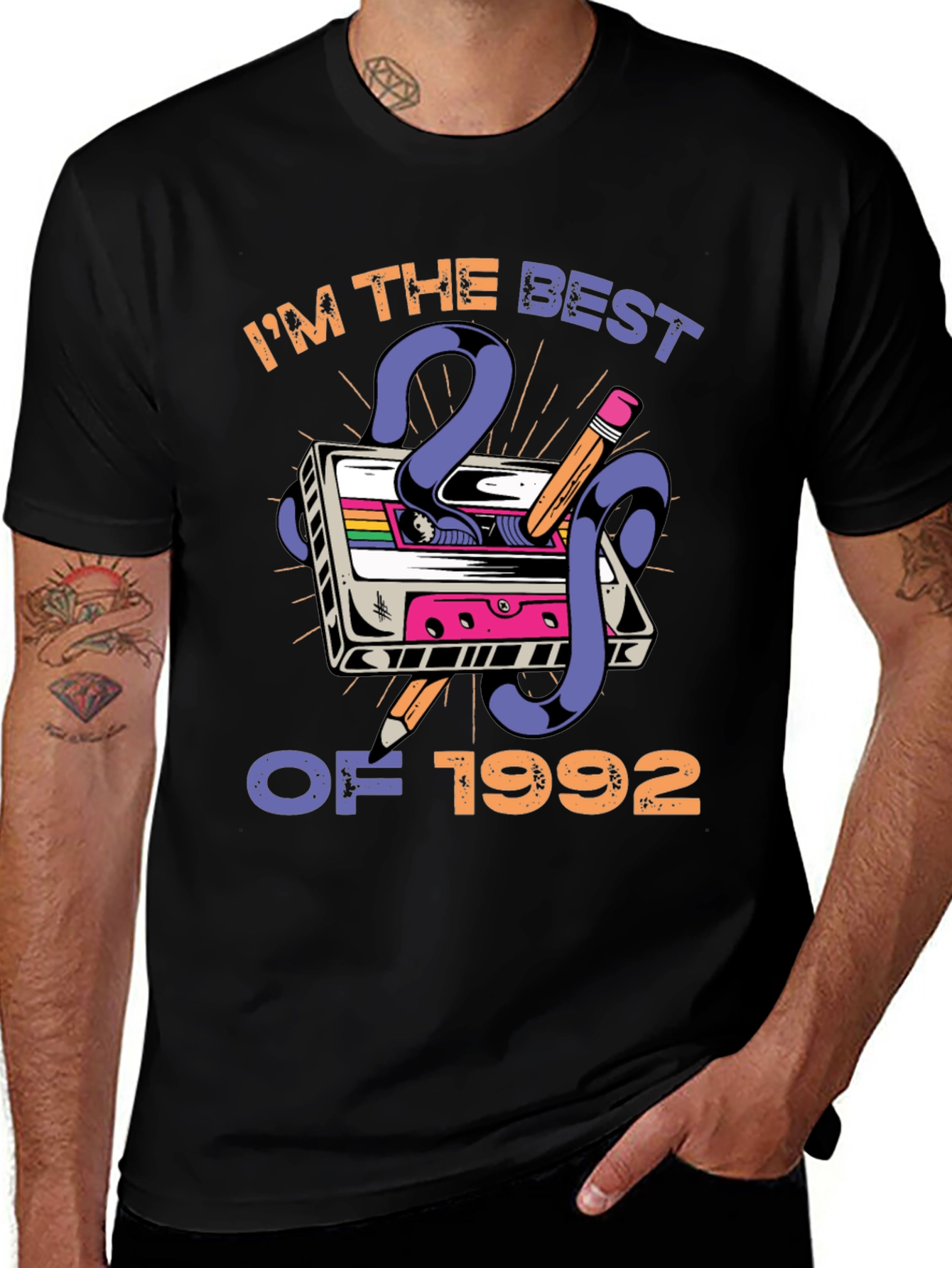 Variant 18 of Best of 1992 Cassette Tape Graphic Tee