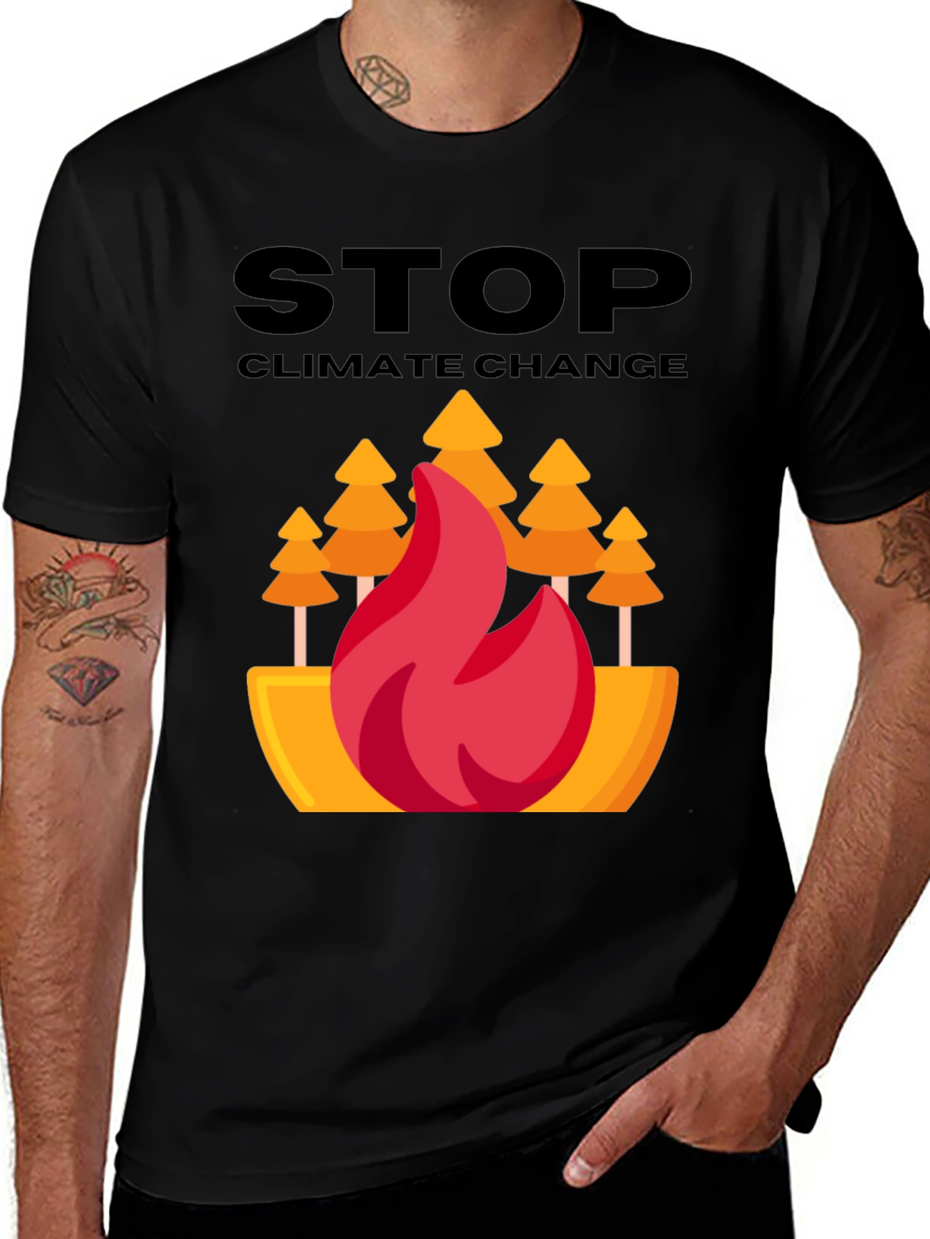 Variant 25 of Stop Climate Change T-Shirt 