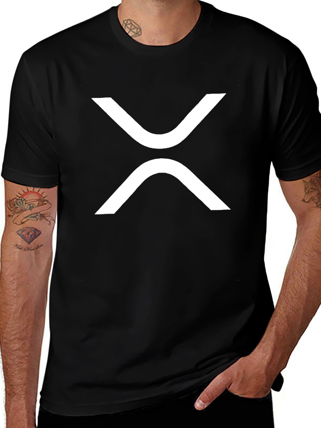 Ripple XRP Crypto T-Shirt - Black