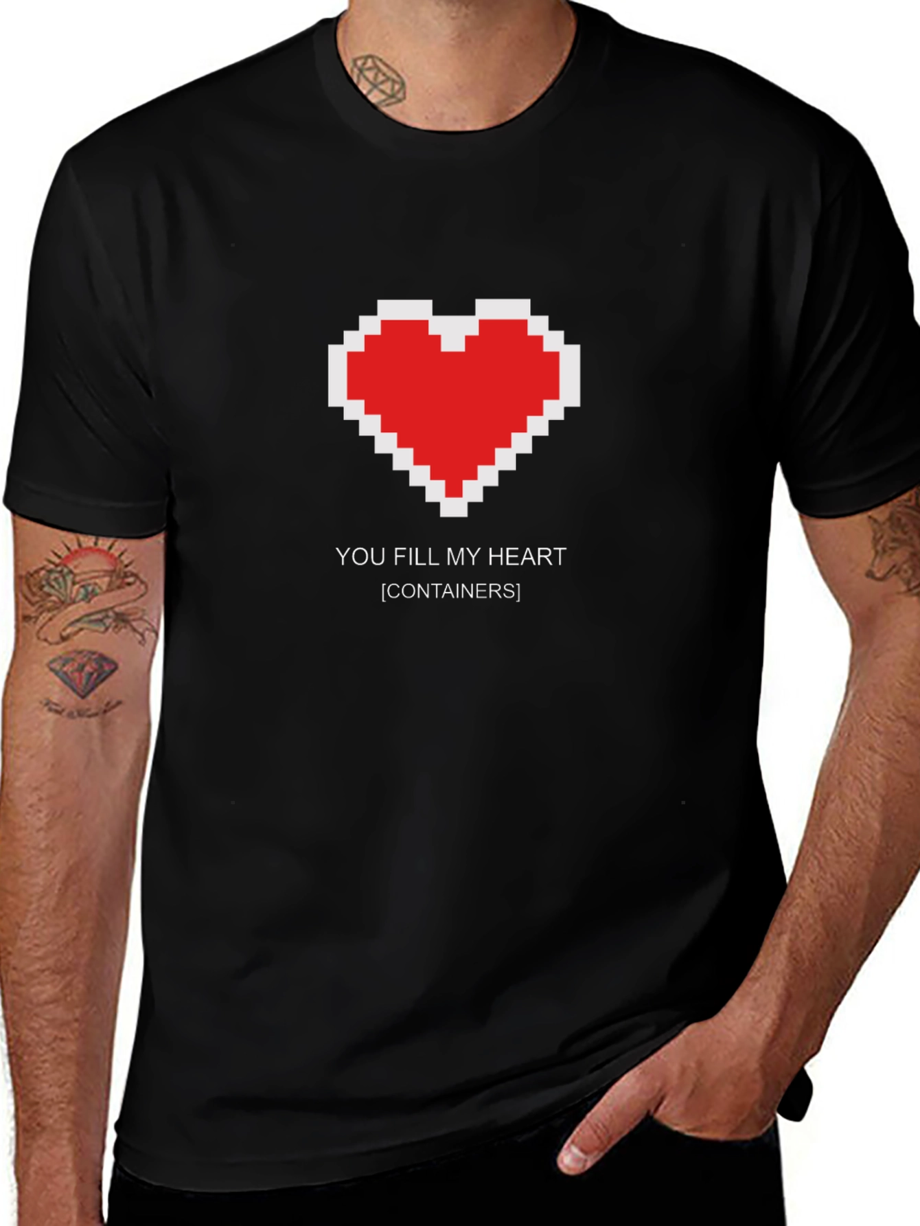 You Fill My Heart Pixel Art T-Shirt