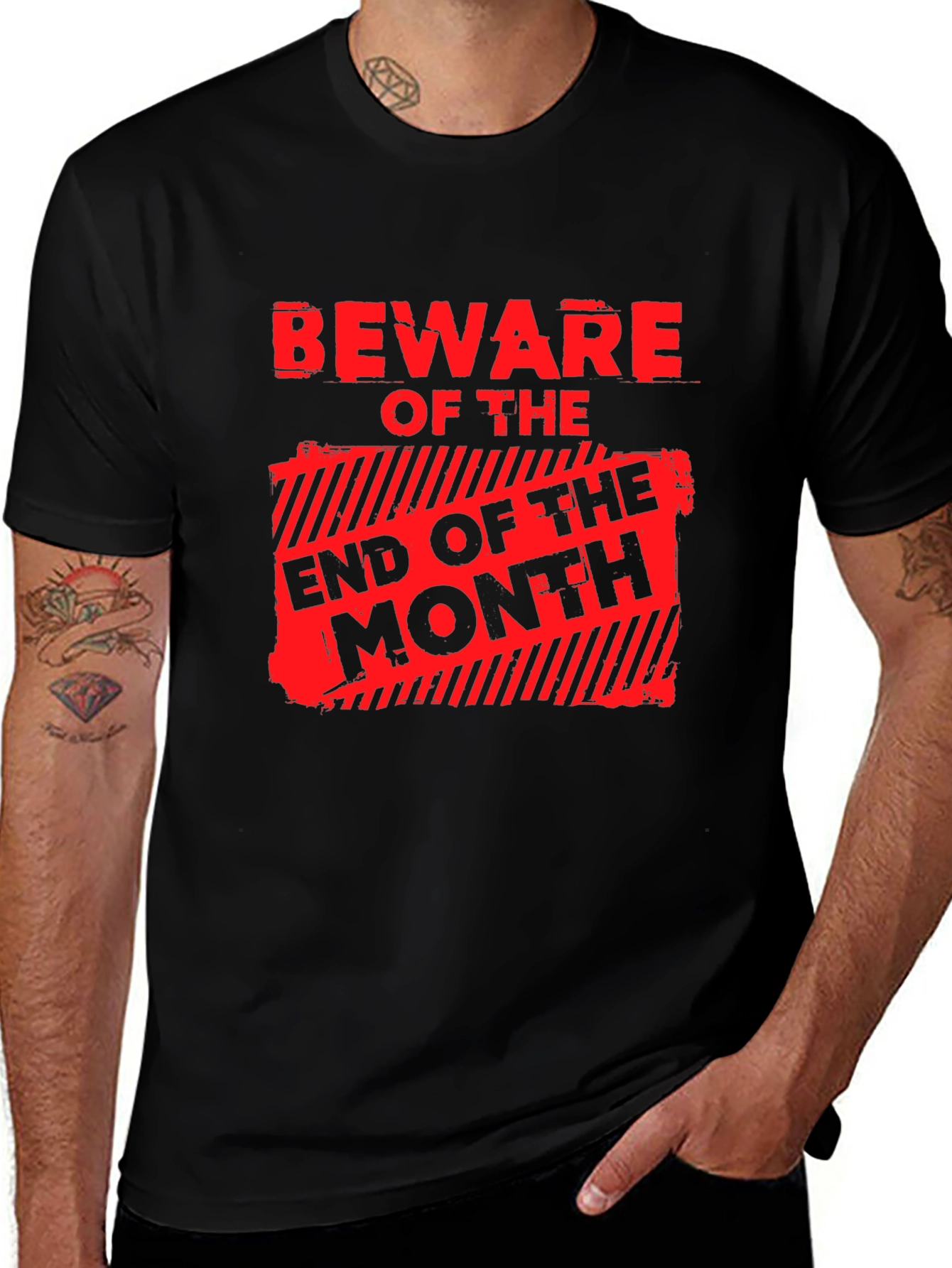 Variant 12 of Beware End of Month Graphic T-Shirt