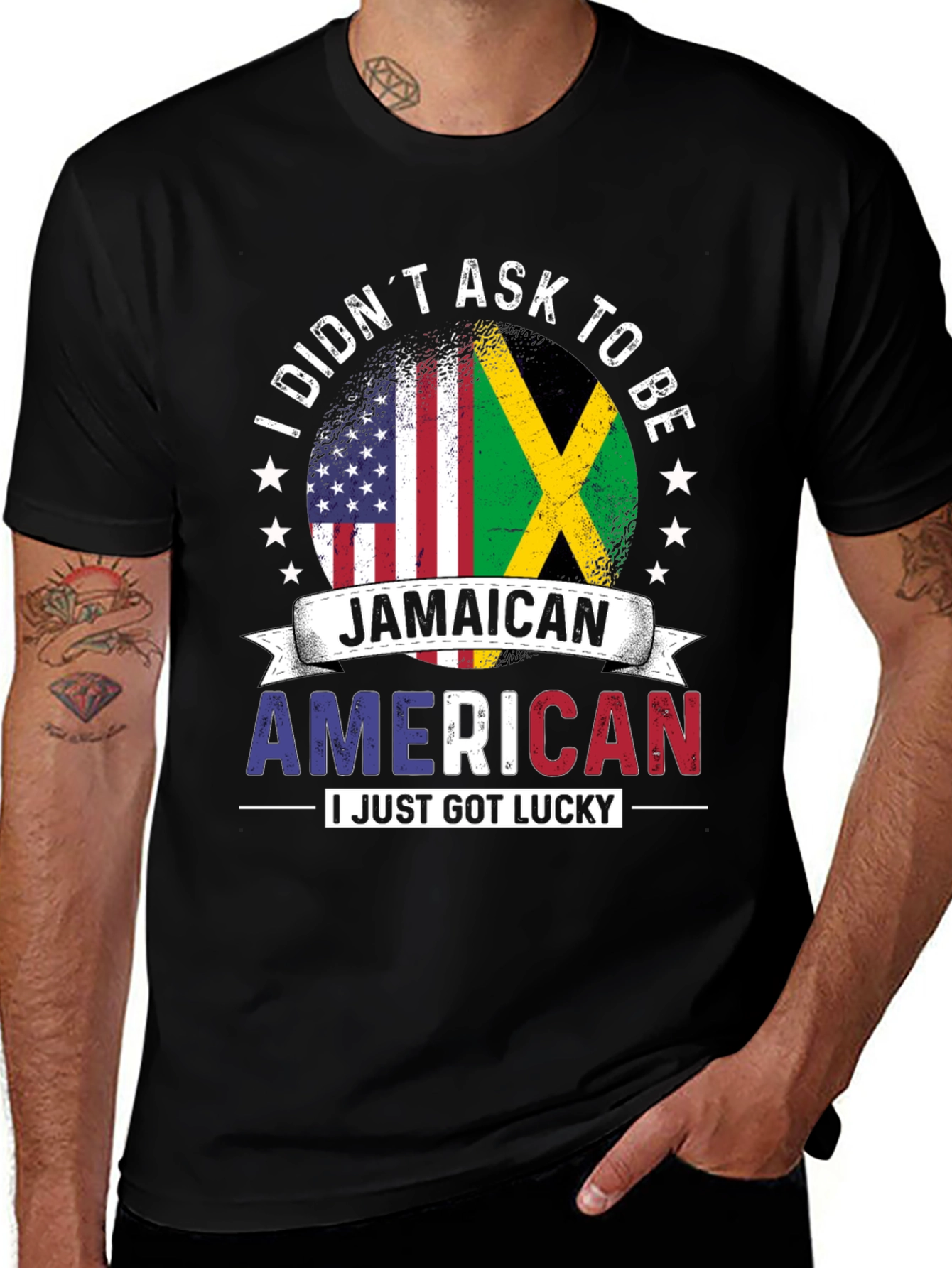 Jamaican American Pride T-Shirt