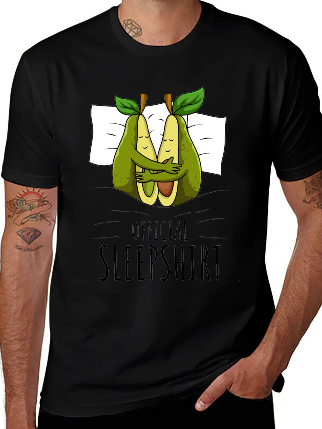 Variant 25 of Avocado Couple Sleep Shirt - Official Sleepshirt