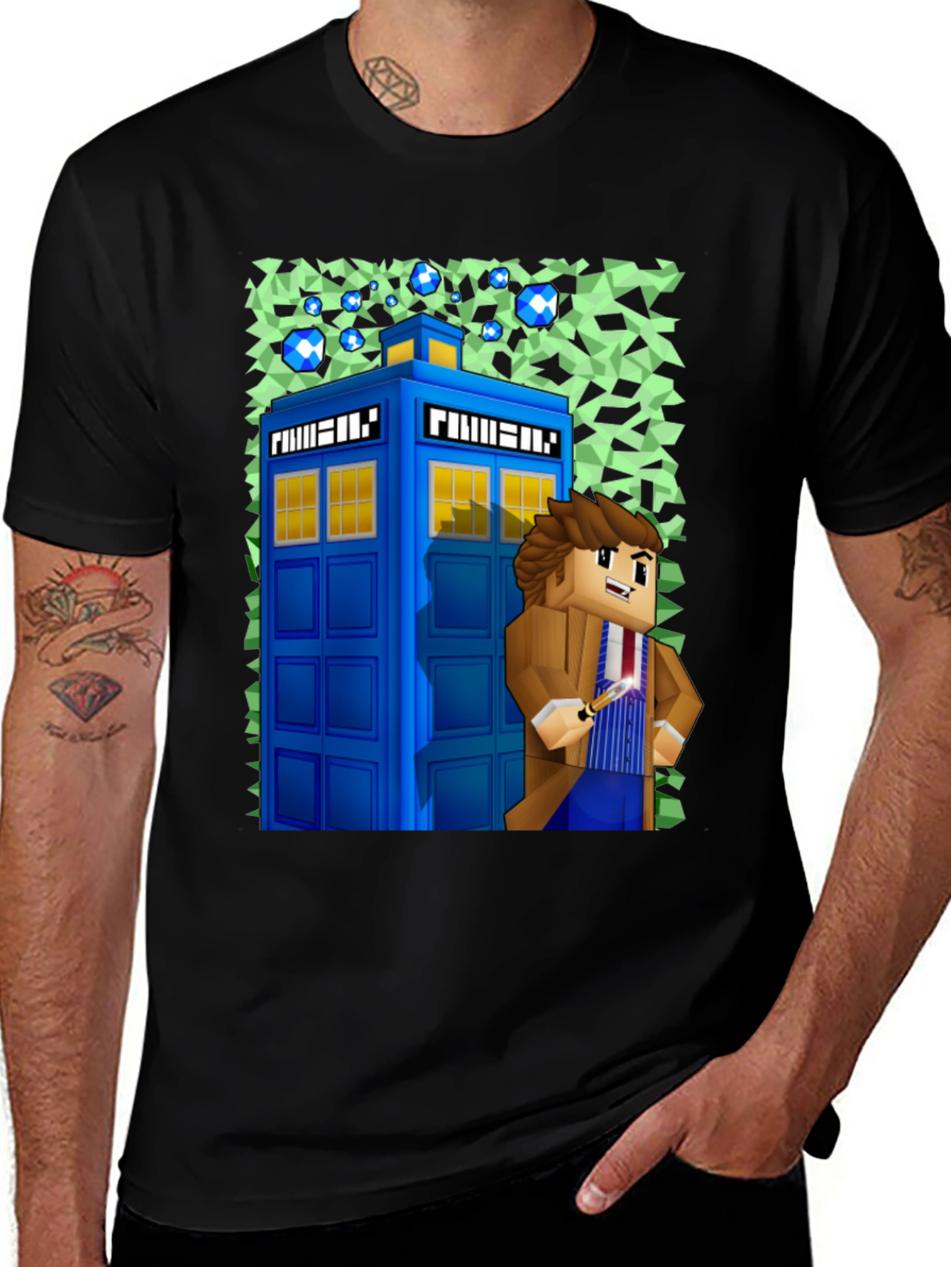 Doctor Who Minecraft T-Shirt