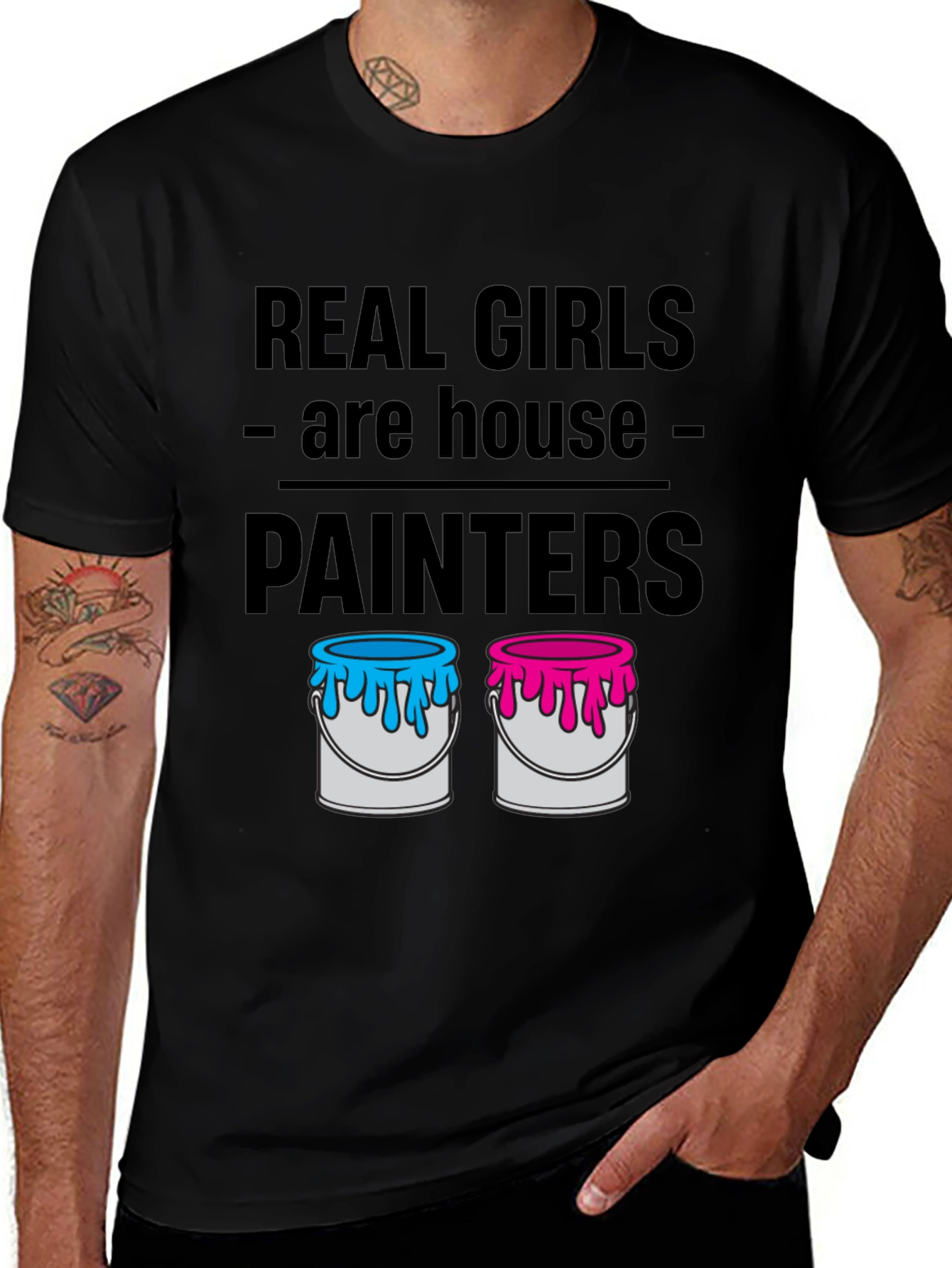 Variant 29 of Real Girls Are House Painters T-Shirt