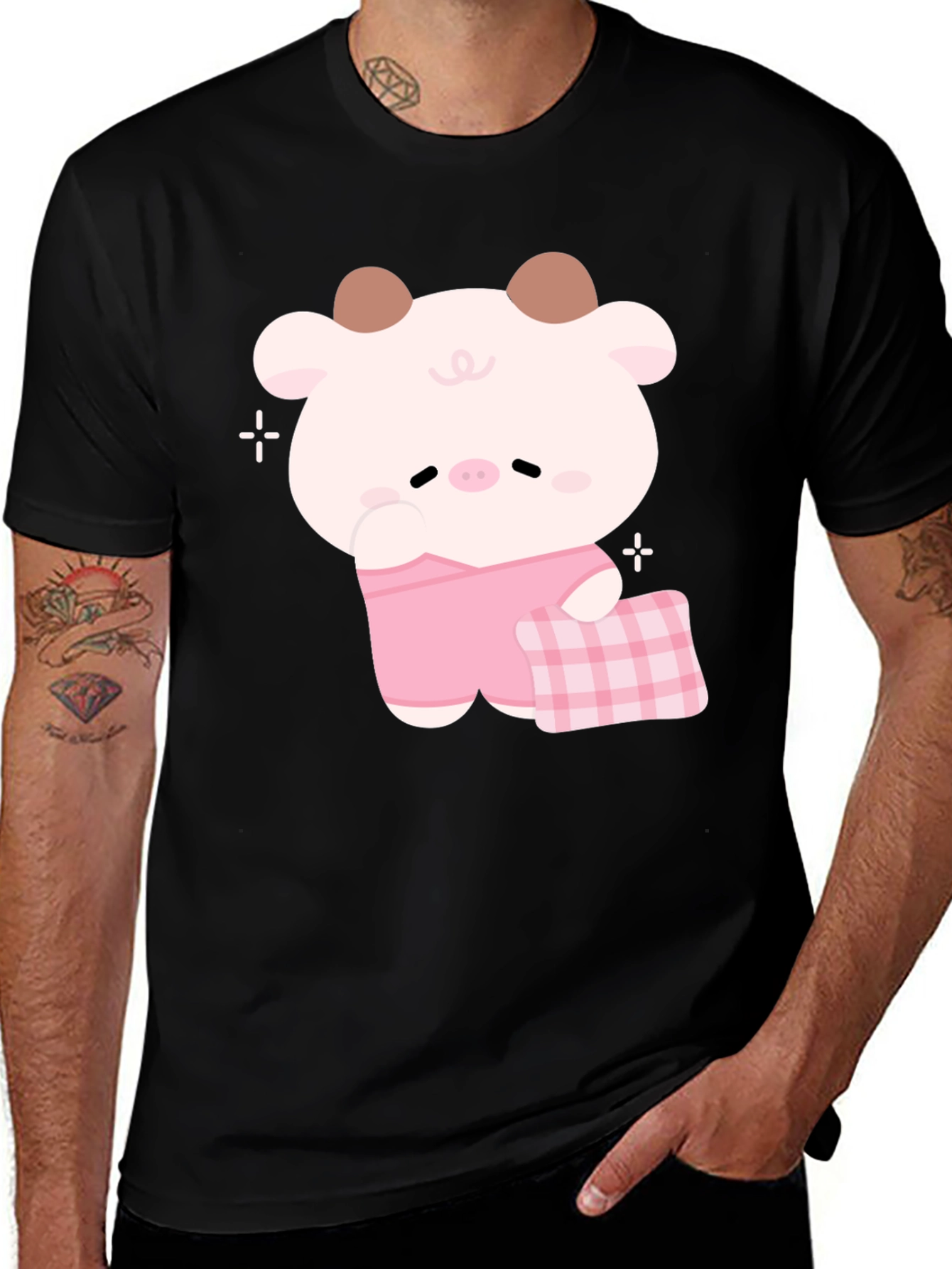 Variant 8 of Cute Kawaii Piggy Tee