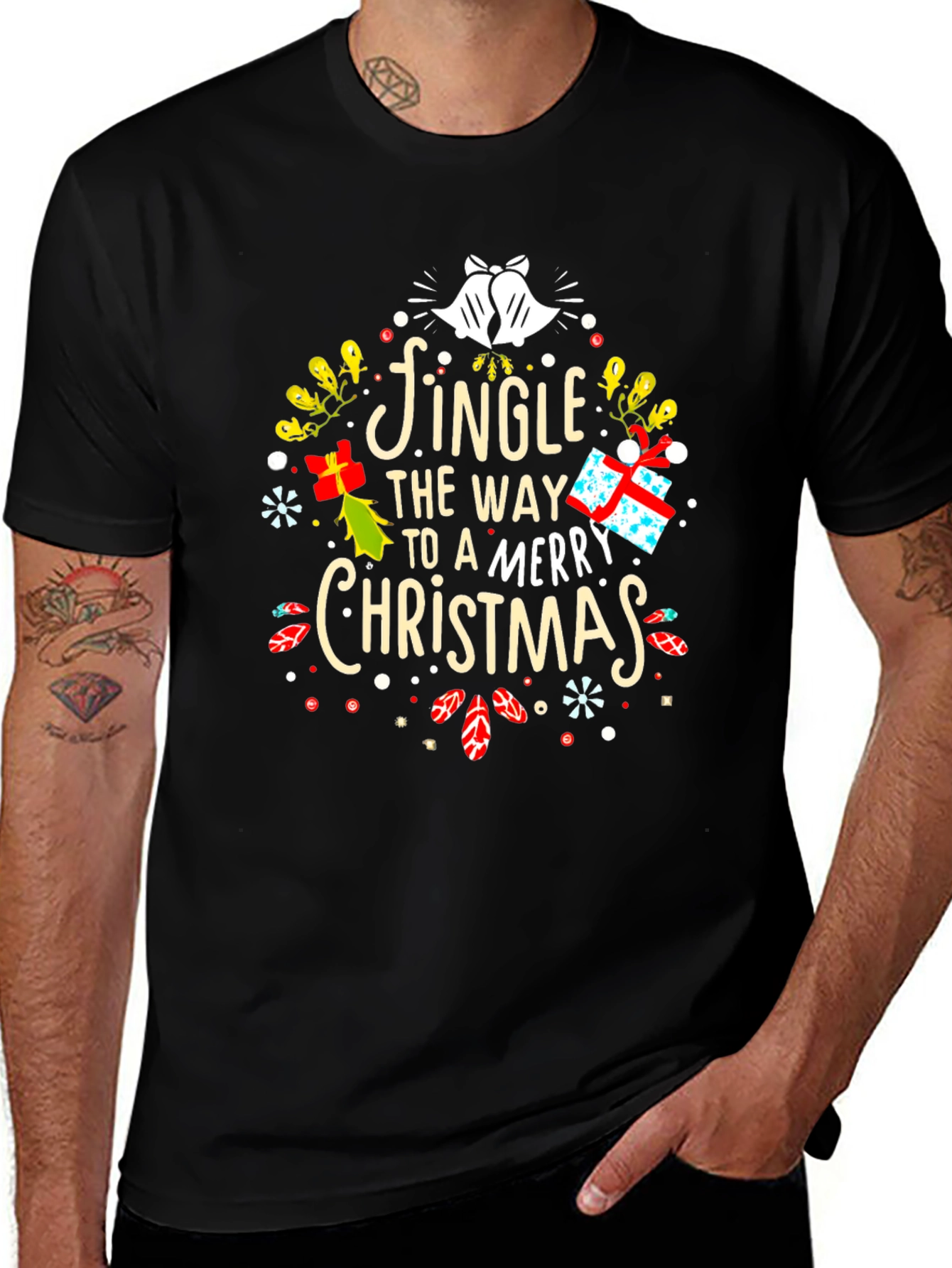 Jingle the Way to a Merry Christmas T-Shirt