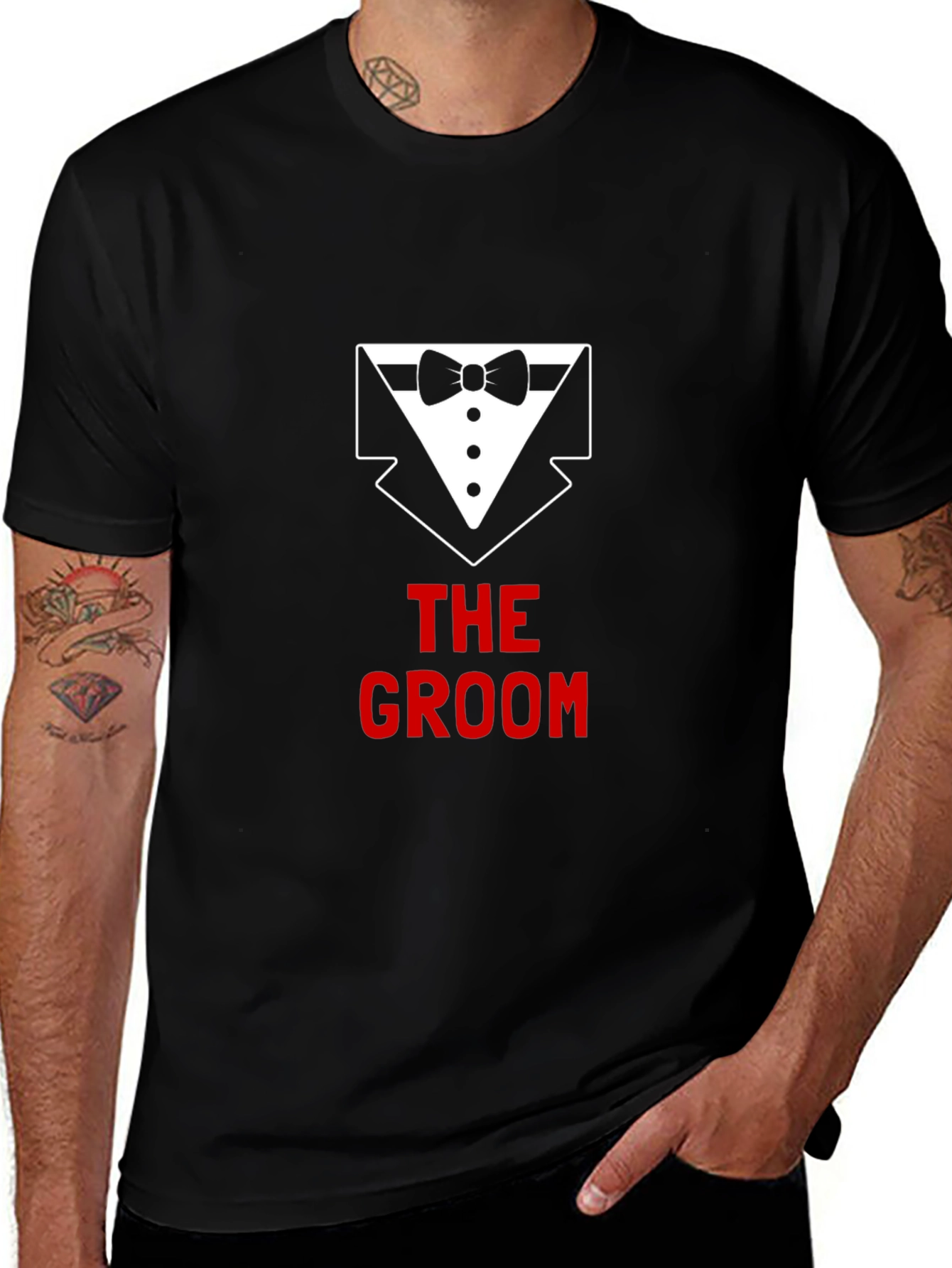 Variant 15 of The Groom Tuxedo Graphic Tee