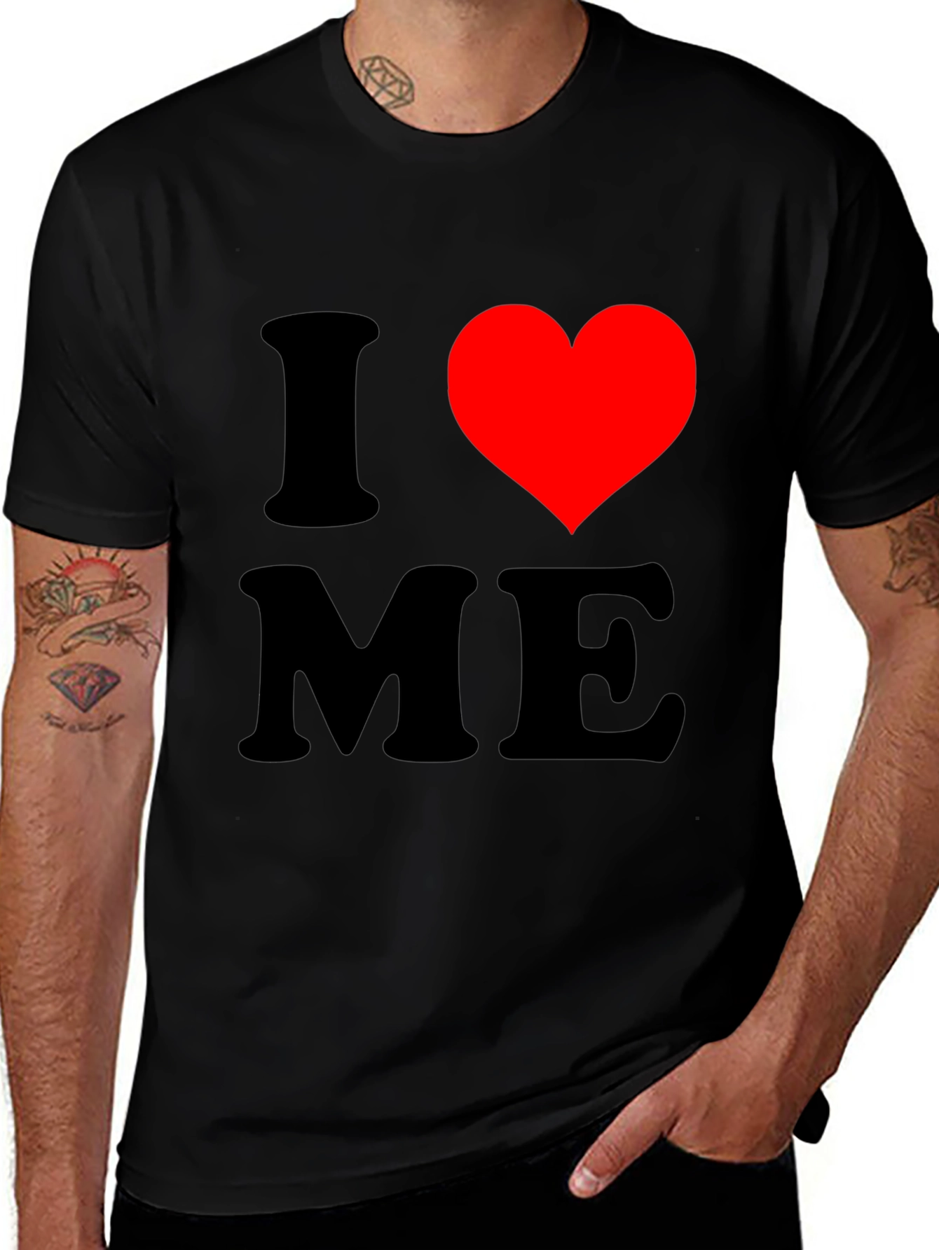 Variant 13 of I Love Me T-Shirt, Novelty Graphic Tee