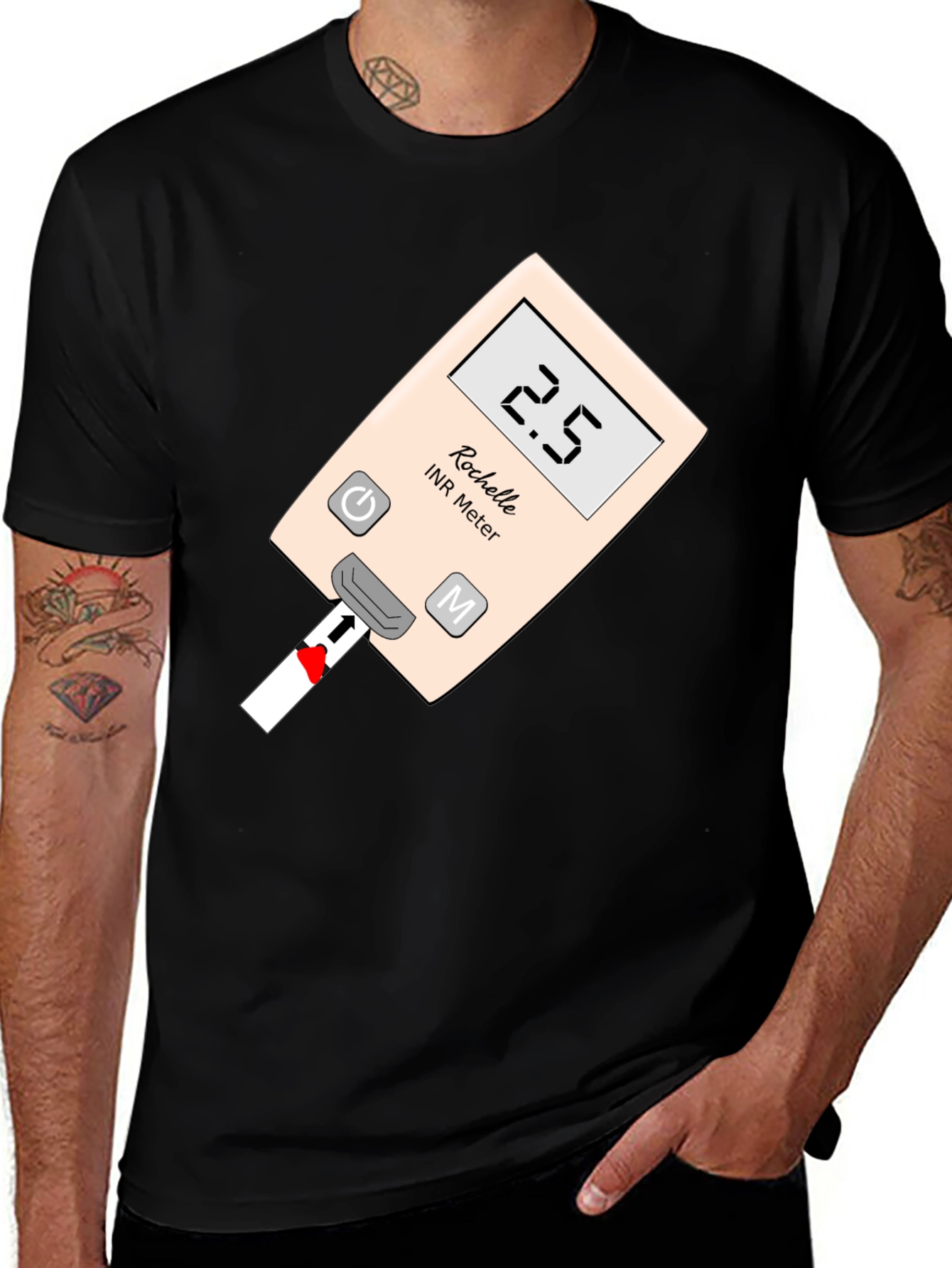 Novelty INR Meter T-Shirt - Rochelle Meter
