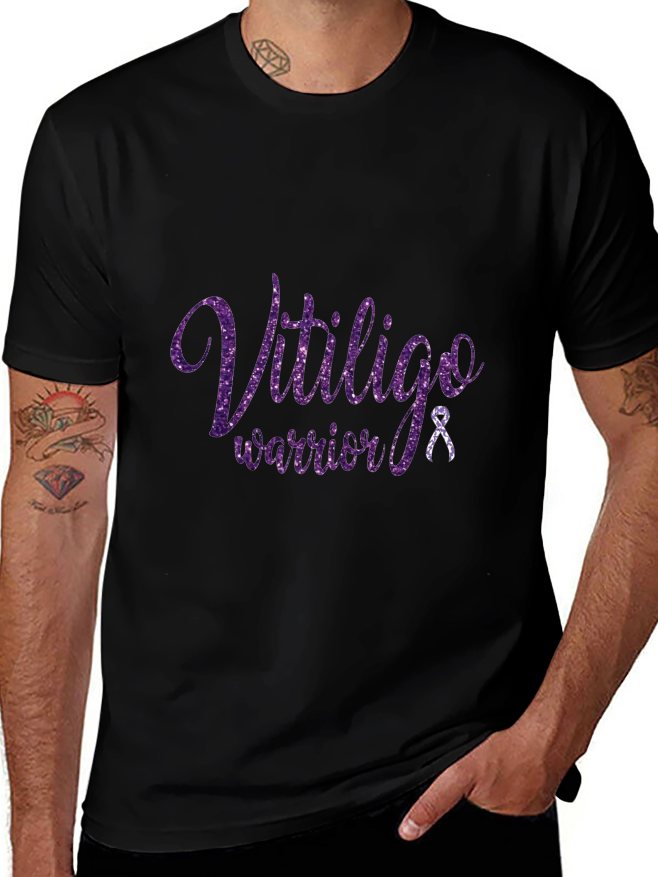 Vitiligo Warrior Awareness Tee