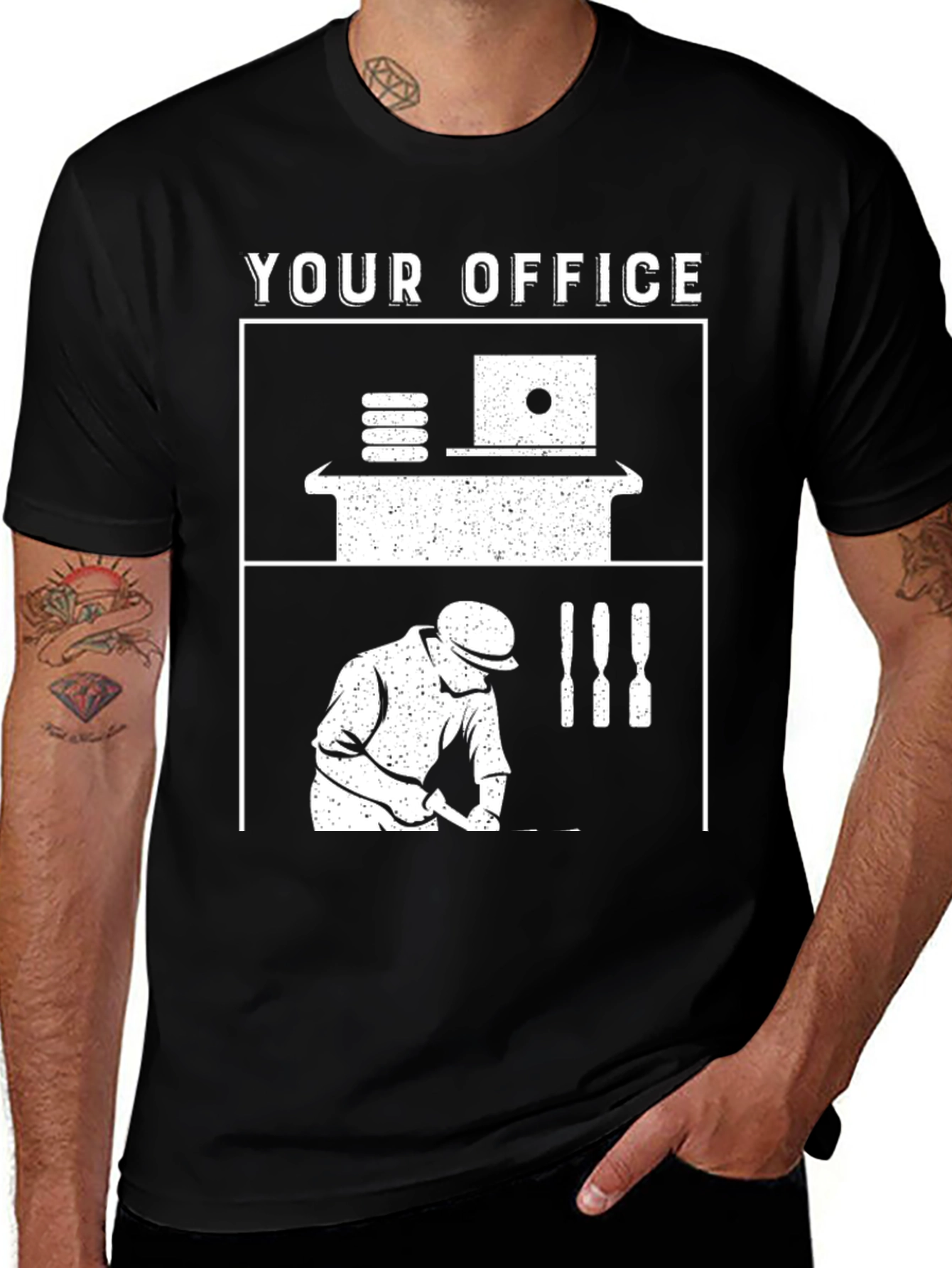 Variant 16 of Your Office Woodworker T-Shirt