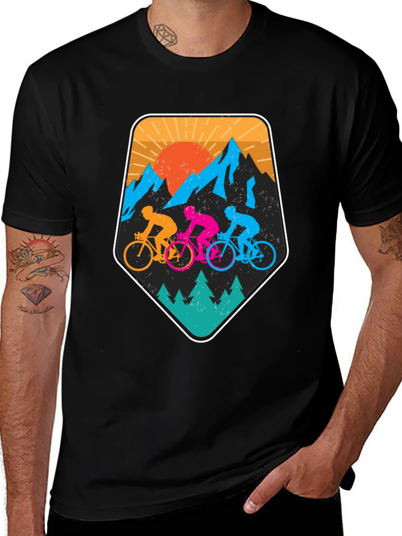 Variant 17 of Mountain Biking T-Shirt - Outdoor Adventure Tee