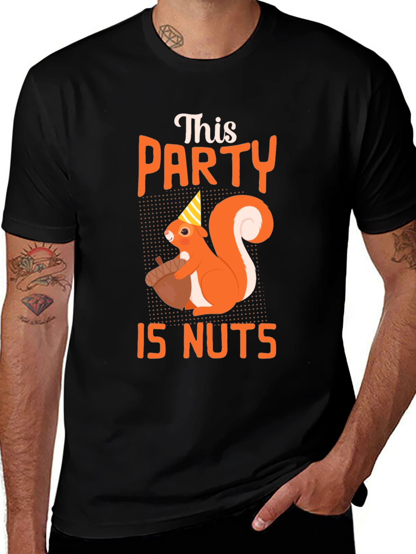 Variant 11 of This Party Is Nuts T-Shirt Funny Squirrel Tee