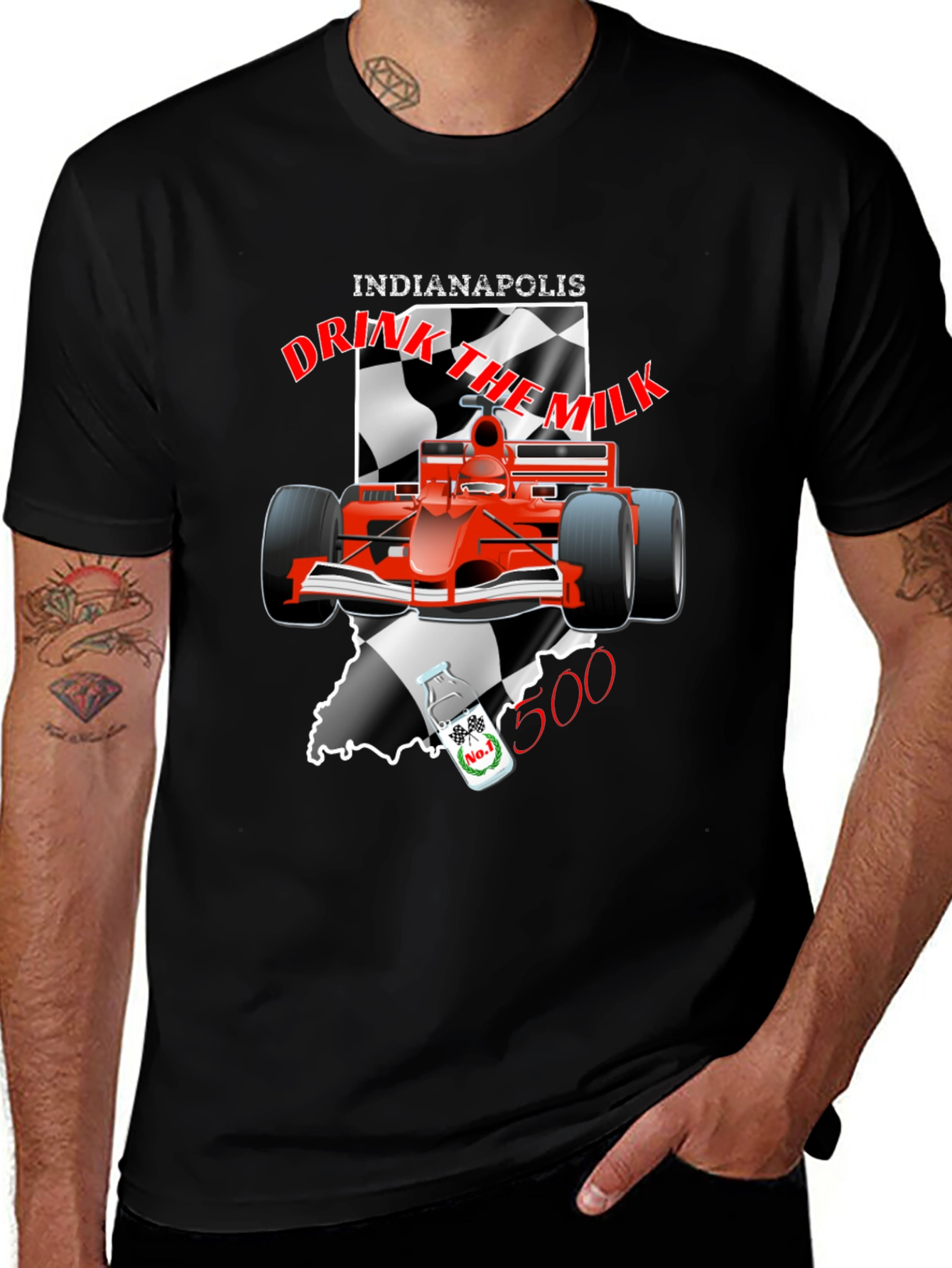 Indianapolis 500 'Drink the Milk' T-Shirt