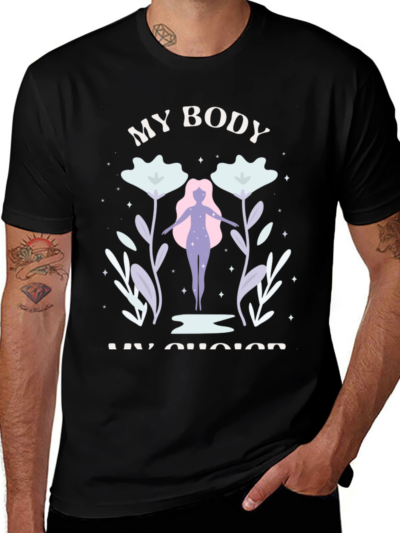 Variant 4 of My Body My Choice Graphic Tee