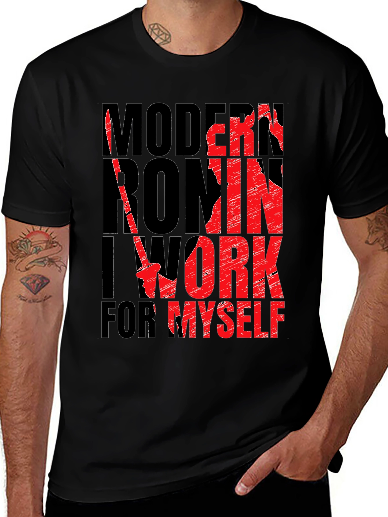 Modern Ronin T-Shirt - I Work For Myself Tee